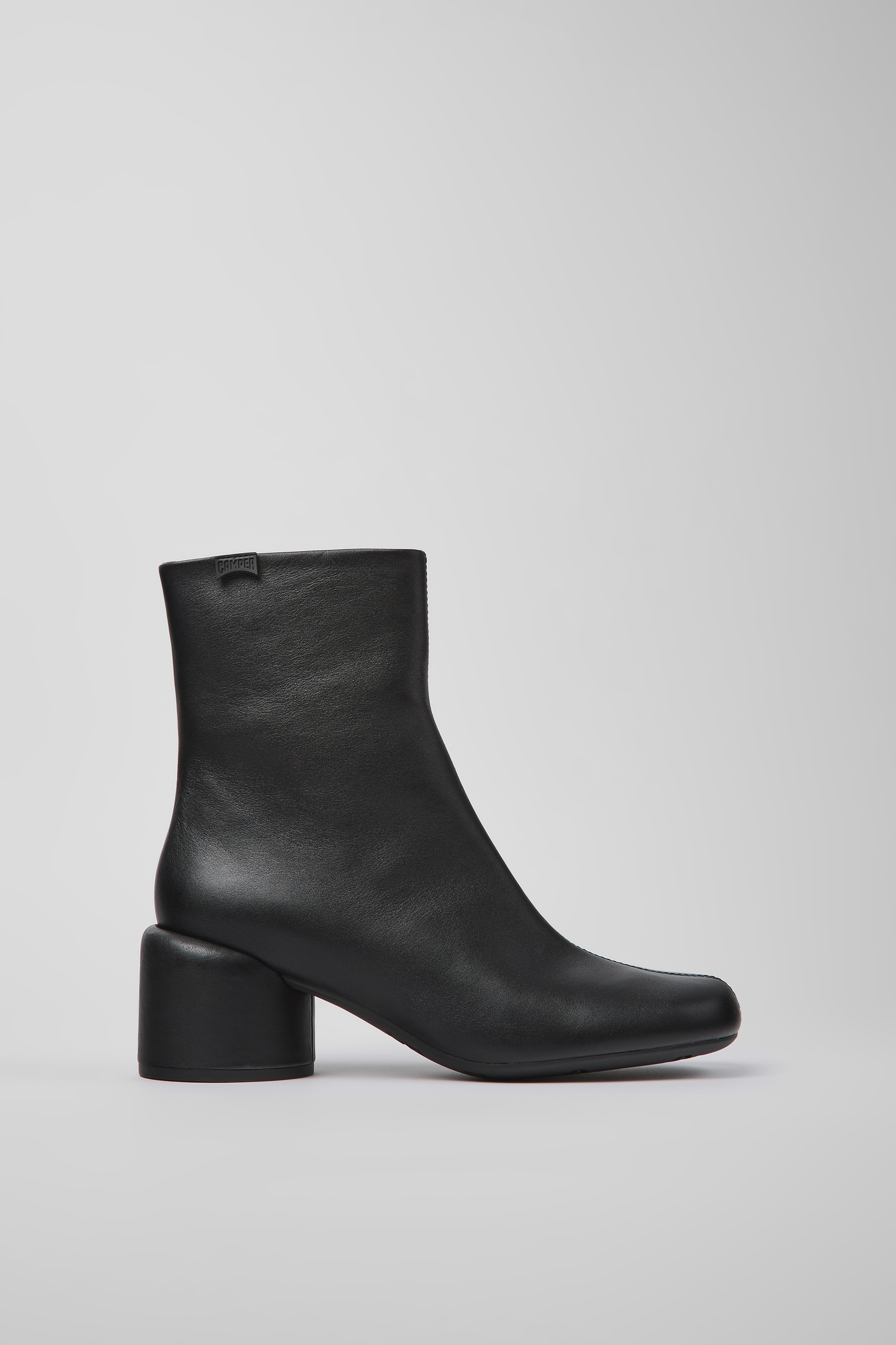 Niki - Black leather boots for women