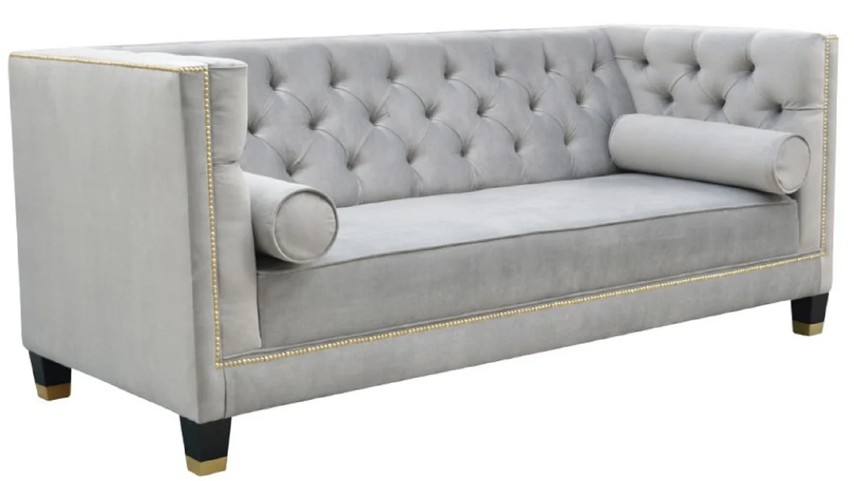 Casa Padrino Sof¨¢ Chesterfield de Lujo 200 x 84 x H 83 cm - Varios Colores - Muebles de Lujo
