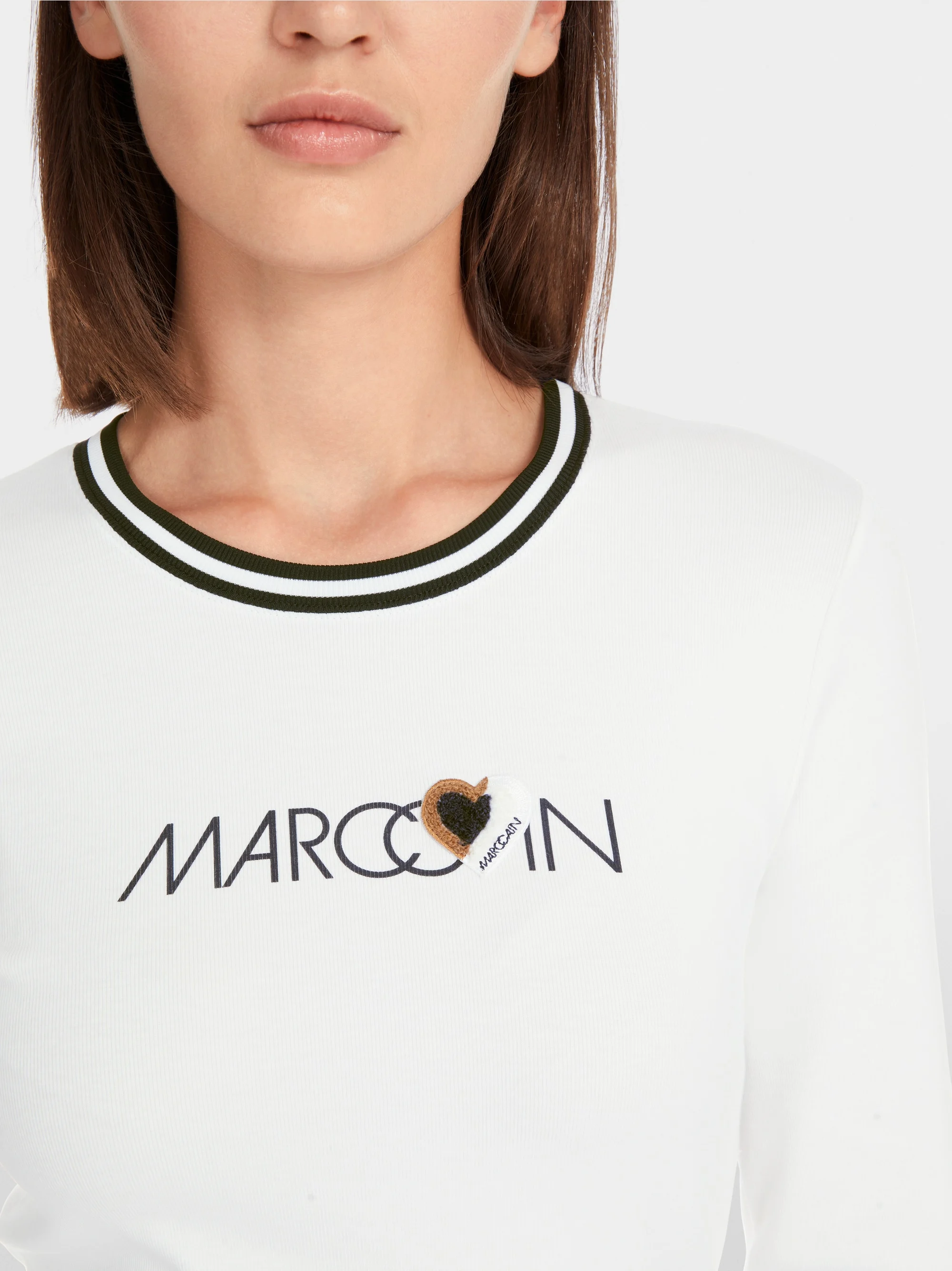 Marc-Cain Long-sleeve in cotton rib