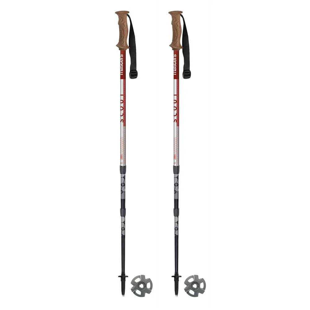 Masters SCOUT rojo - Bastones de trekking telescópicos
