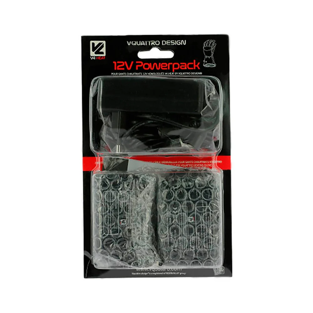 VQUATTRO SET 2 BATERIAS + CARGADOR GUANTES CALEFACTABLES