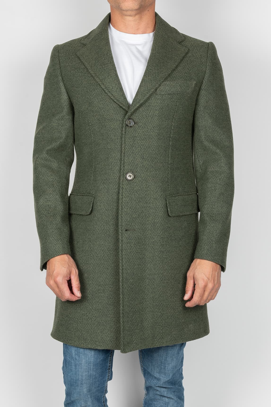 Rivera-spain Abrigo verde espiga