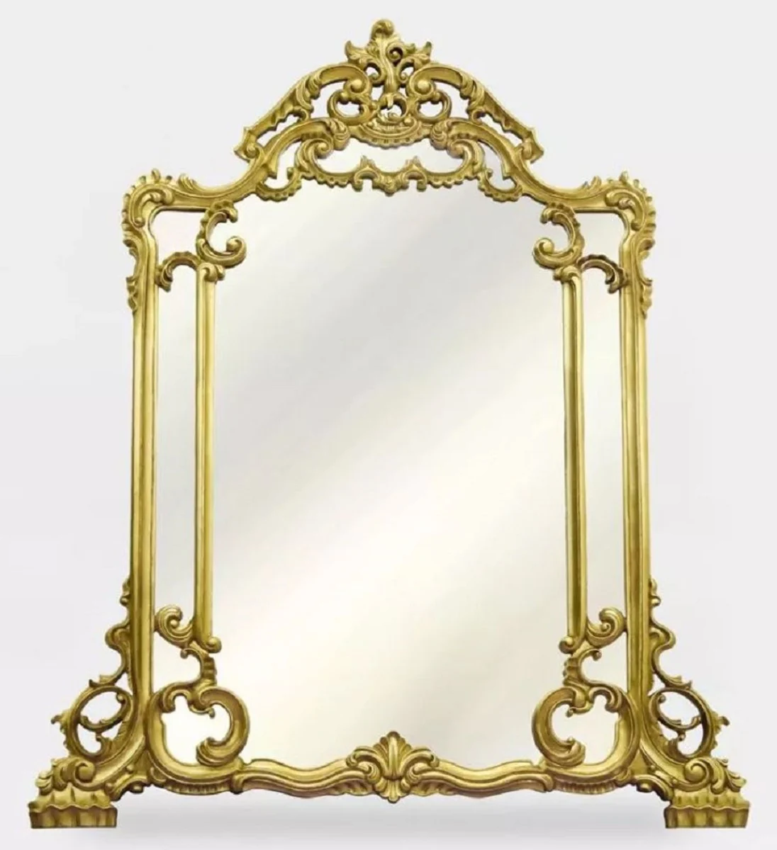 Casa Padrino espejo barroco de lujo oro - Magn¨ªfico espejo de pared de estilo barroco - Muebles de lujo hechos a mano en estilo barroco - Magn¨ªficos muebles barrocos - Noble y Magn¨ªfico