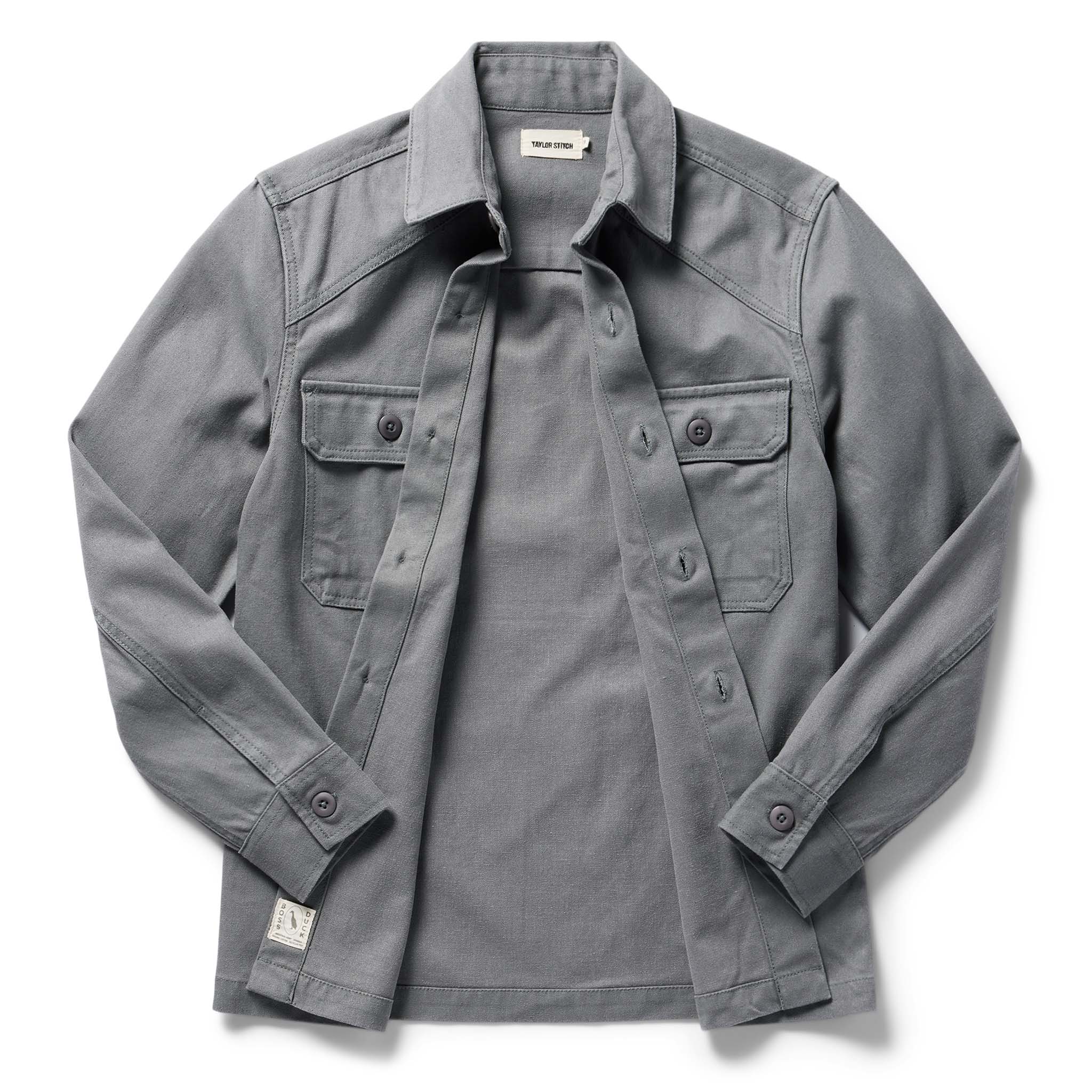 The Shop Shirt in Gravel Boss Duck