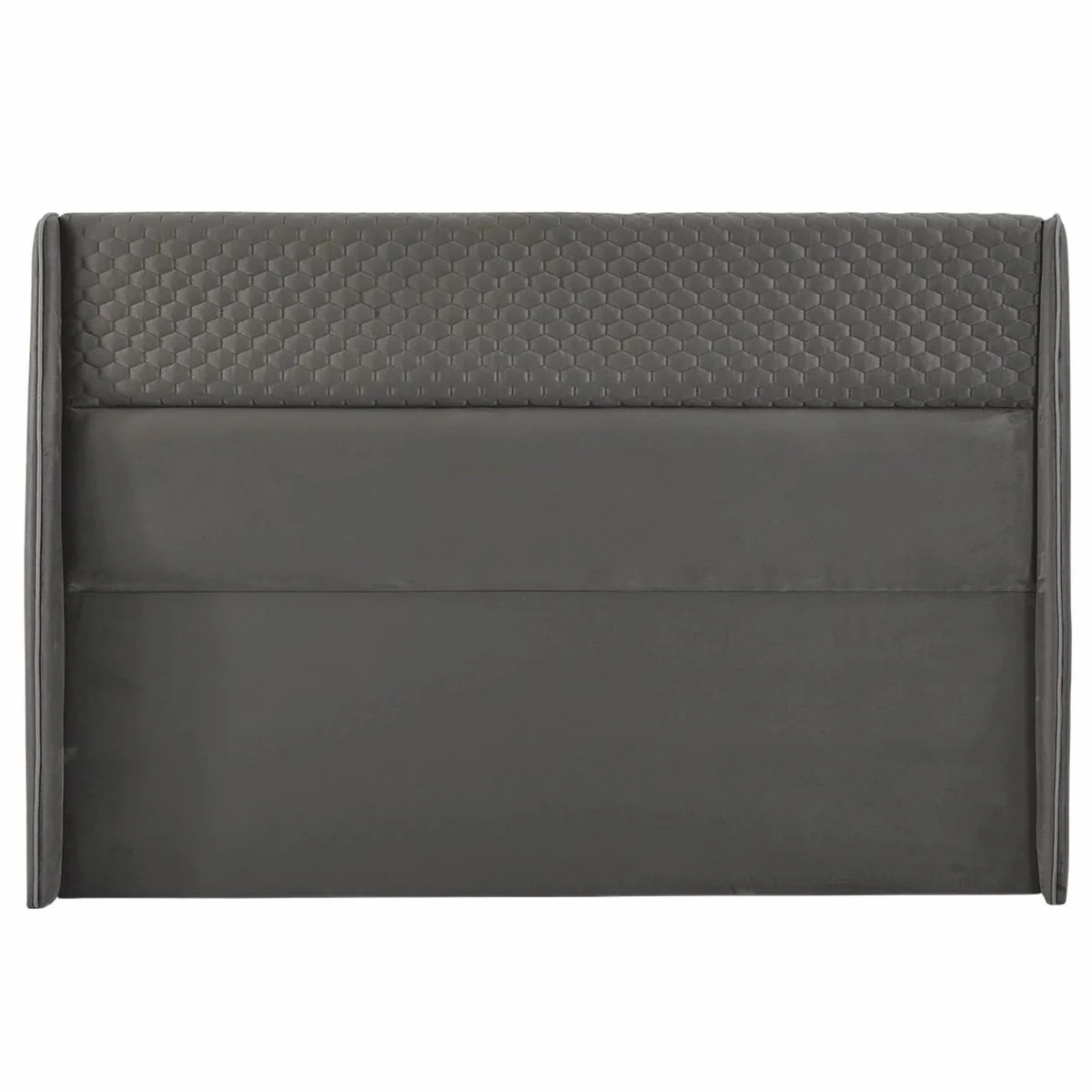 Casa Padrino cabecero de cama de lujo gris oscuro 200 cm - Muebles de dormitorio de lujo