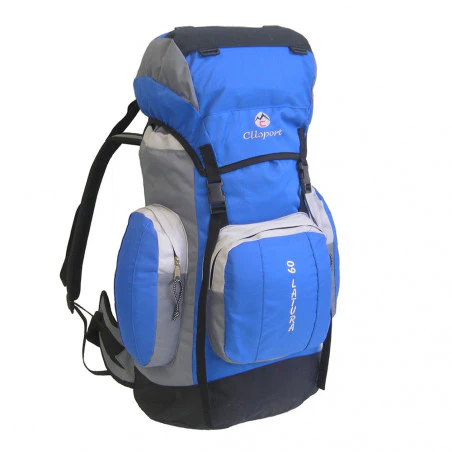 Mochila de trekking Clisport LATURA 60L azul