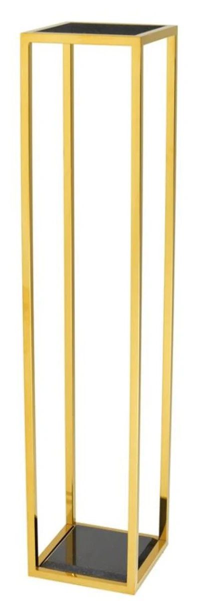 Casa Padrino mesa auxiliar de lujo de oro de 25 x 25 x H. 120 cm - mesa de muebles de diseño