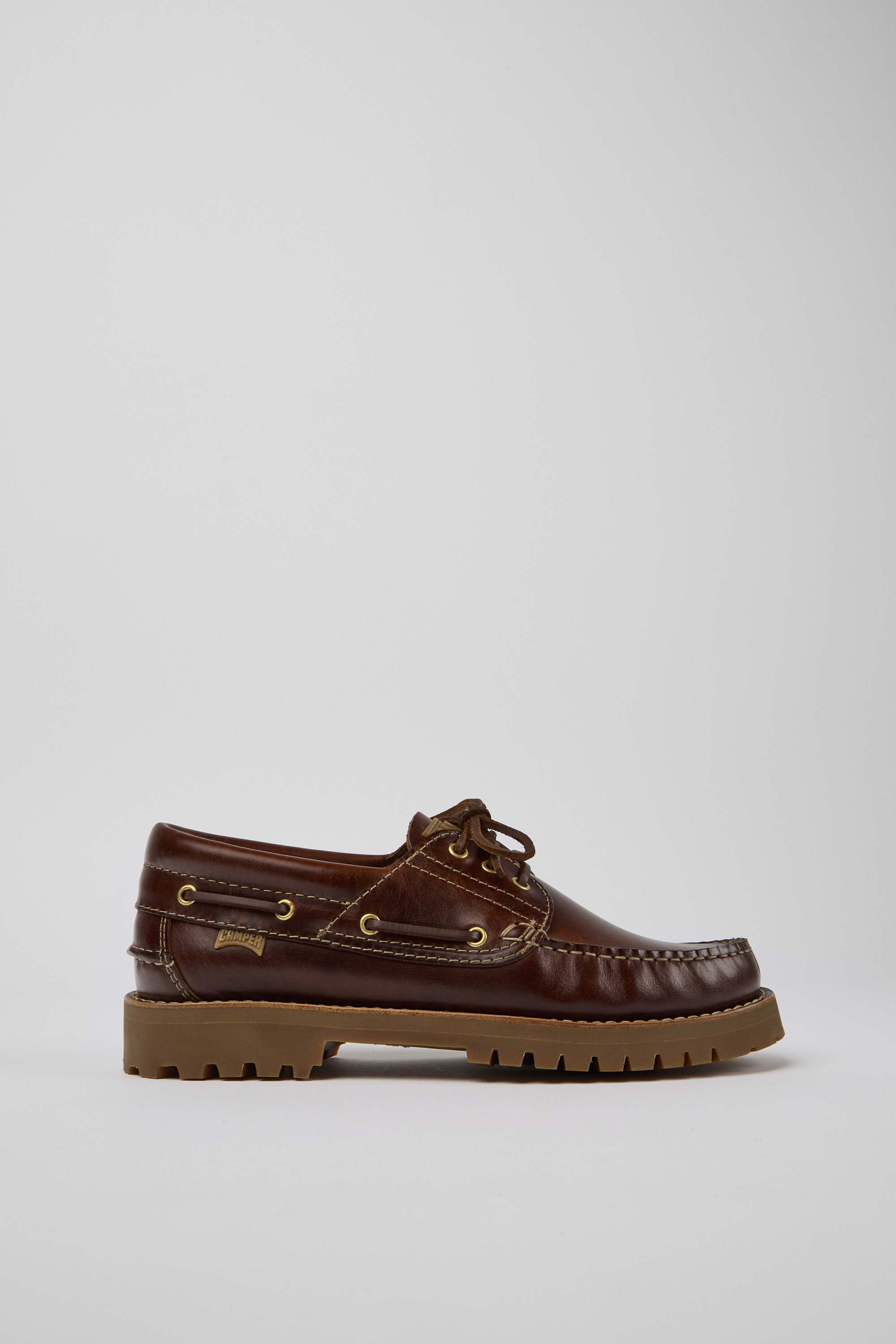 Nautico - Brown boat shoe for men