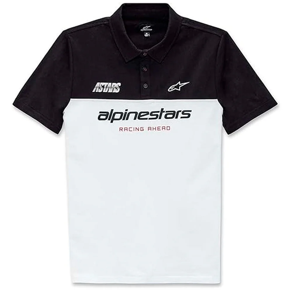 POLO ALPINESTARS PADDOCK BLANCO / NEGRO