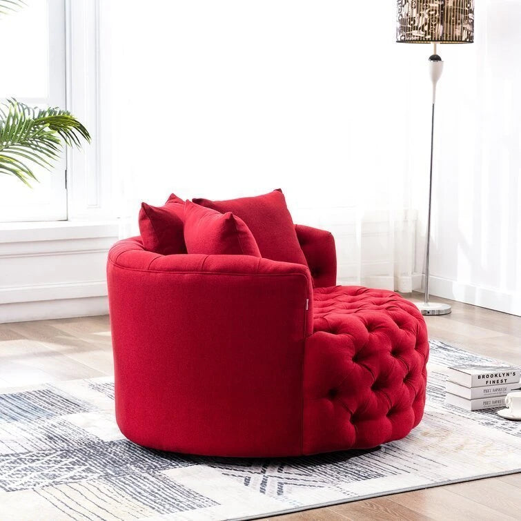 Damis 42.5'' Wide Tufted Oversized Accent Chair