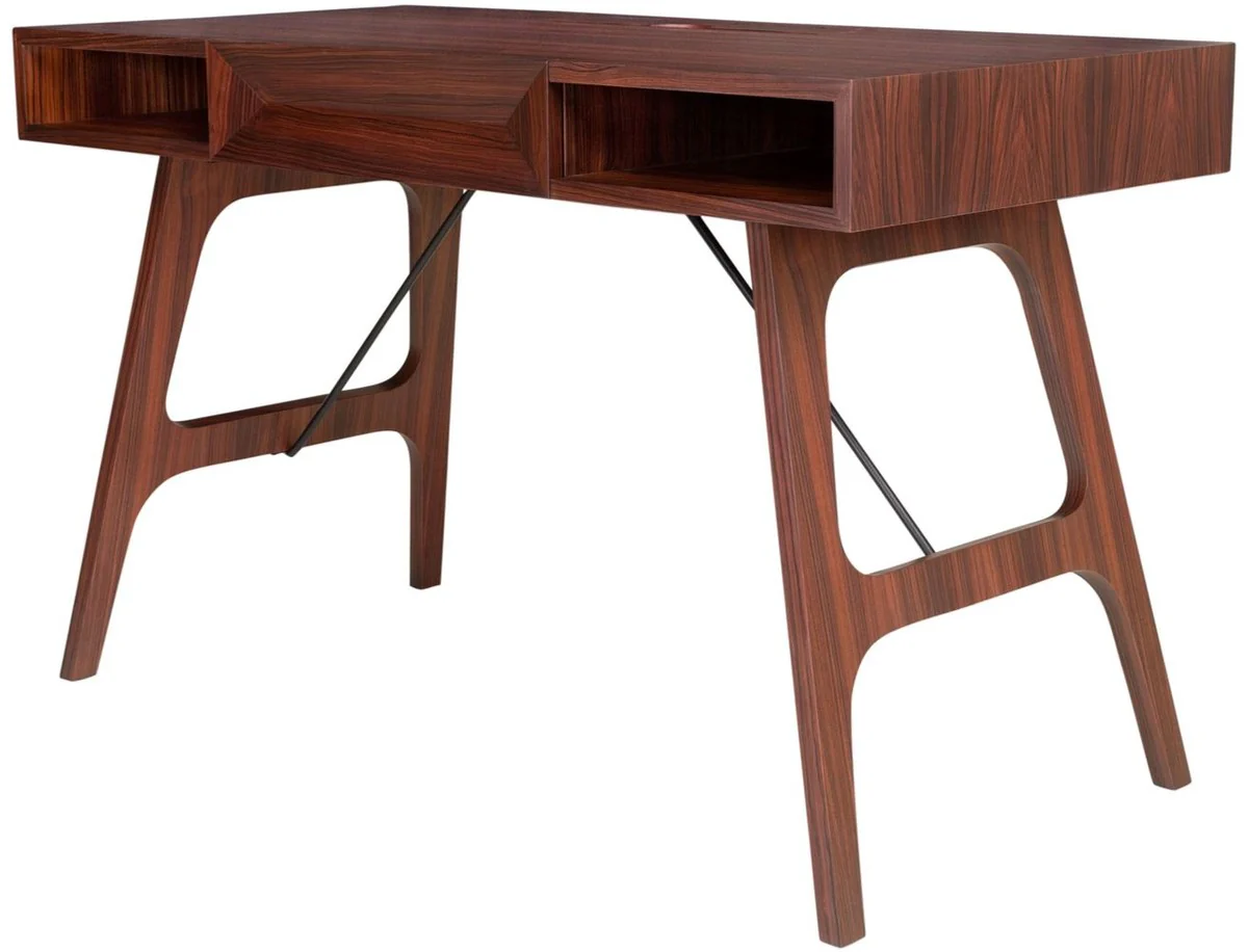 Casa Padrino Escritorio de Palisandro de Lujo con Cajón Marrón 120 x 60 x H. 76 cm - Muebles de Oficina de Lujo