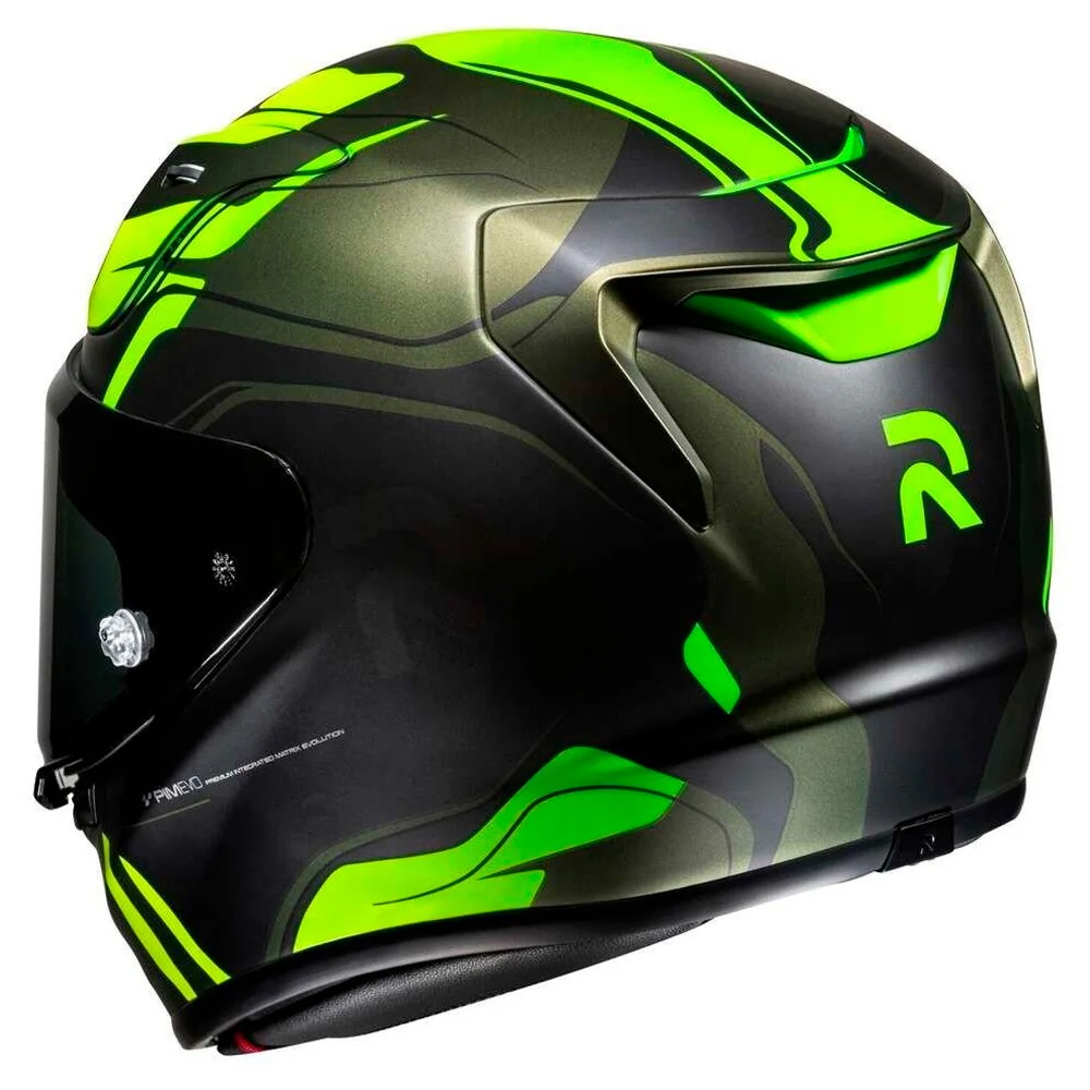 CASCO HJC RPHA 12 LAWIN - NEGRO / FLUOR