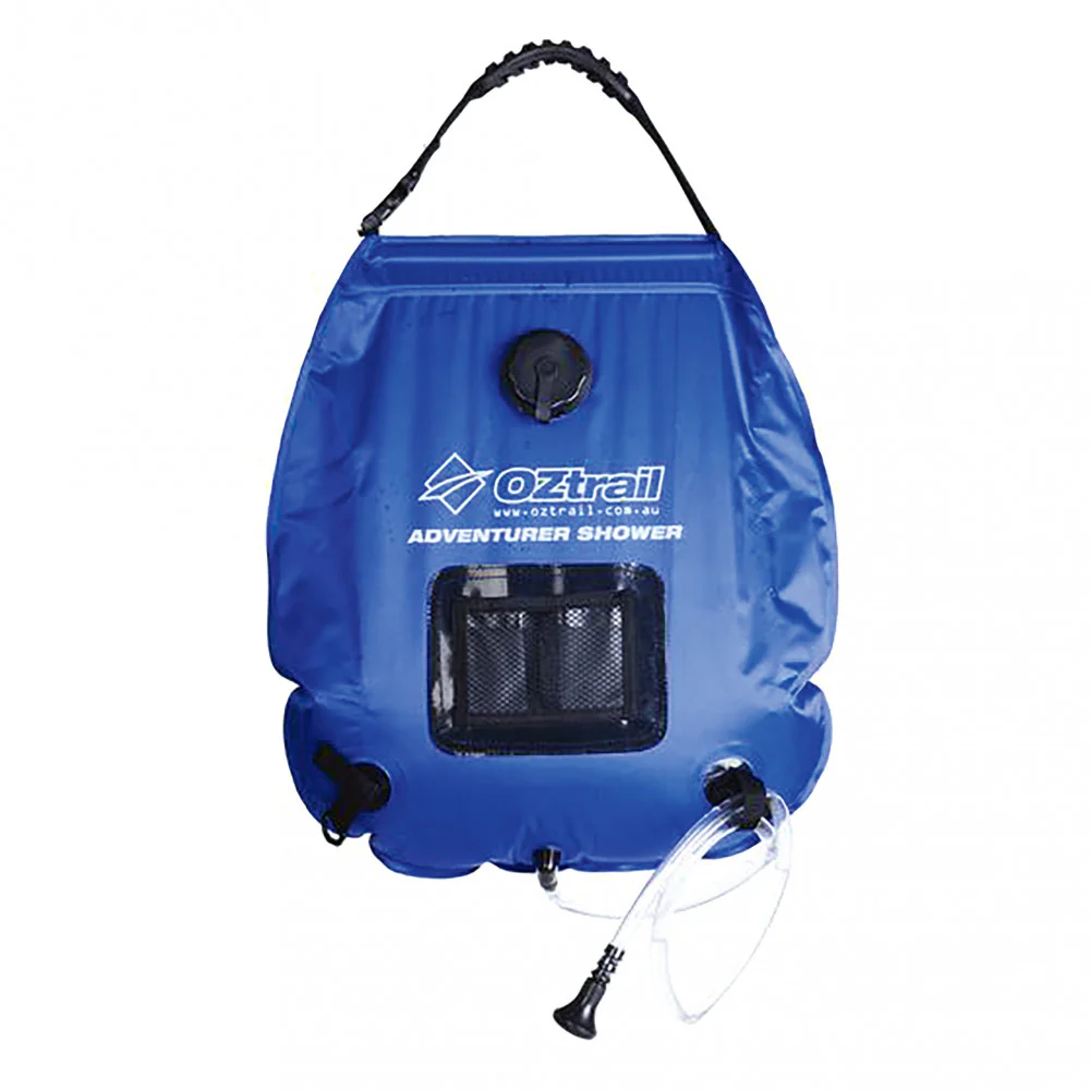 Ducha portátil OZtrail ADVENTURER SOLAR SHOWER 20L - azul
