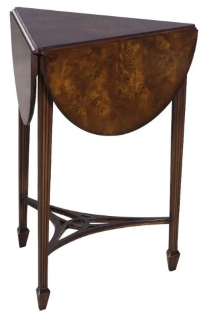 Casa Padrino Mesa Auxiliar de Caoba de lujo Marrón 52 x 46 x H. 71 cm - Calidad de Lujo