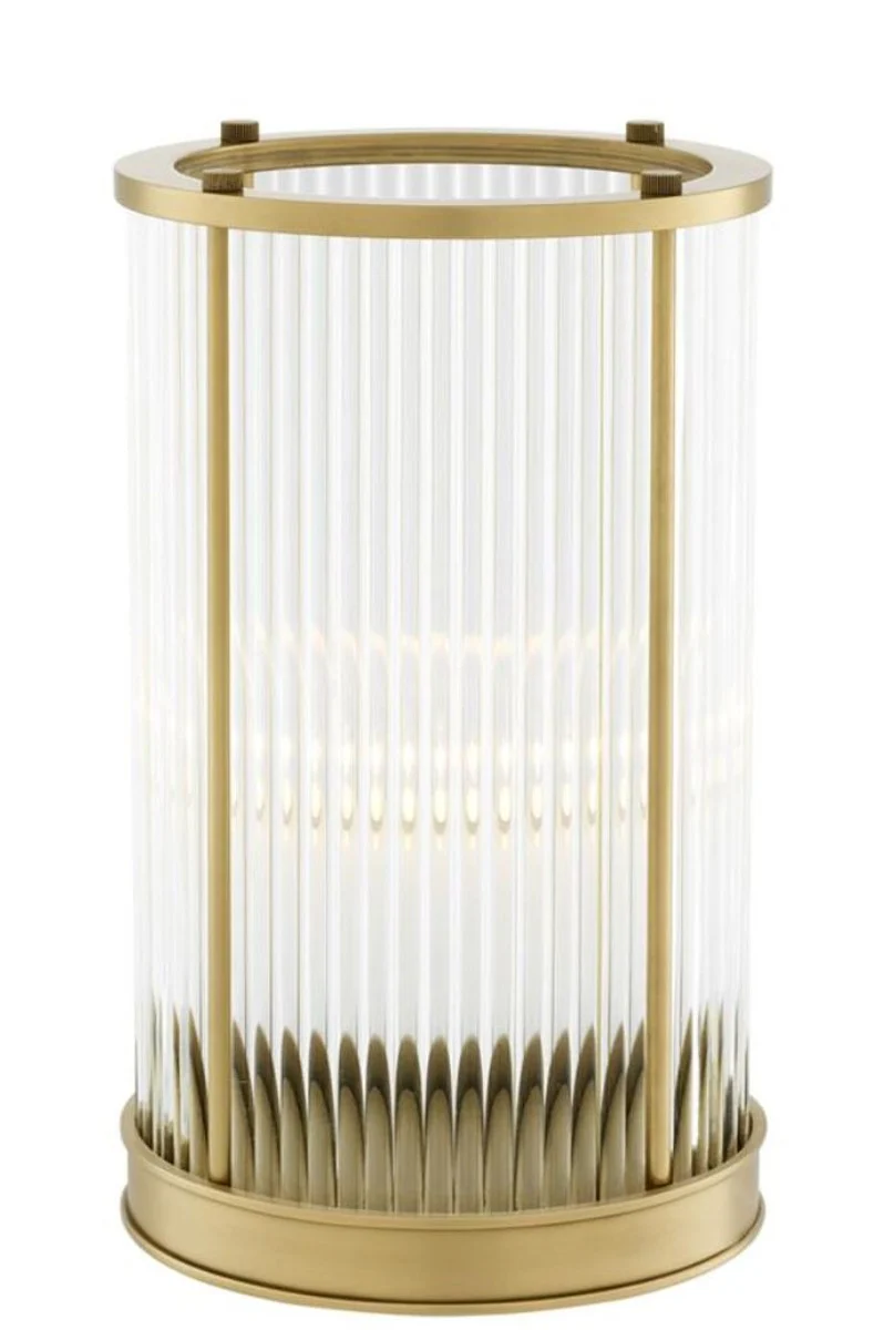 Casa Padrino candelabro de lujo latón antiguo 16,5 x H. 27,5 cm - accesorios de restaurante del hotel