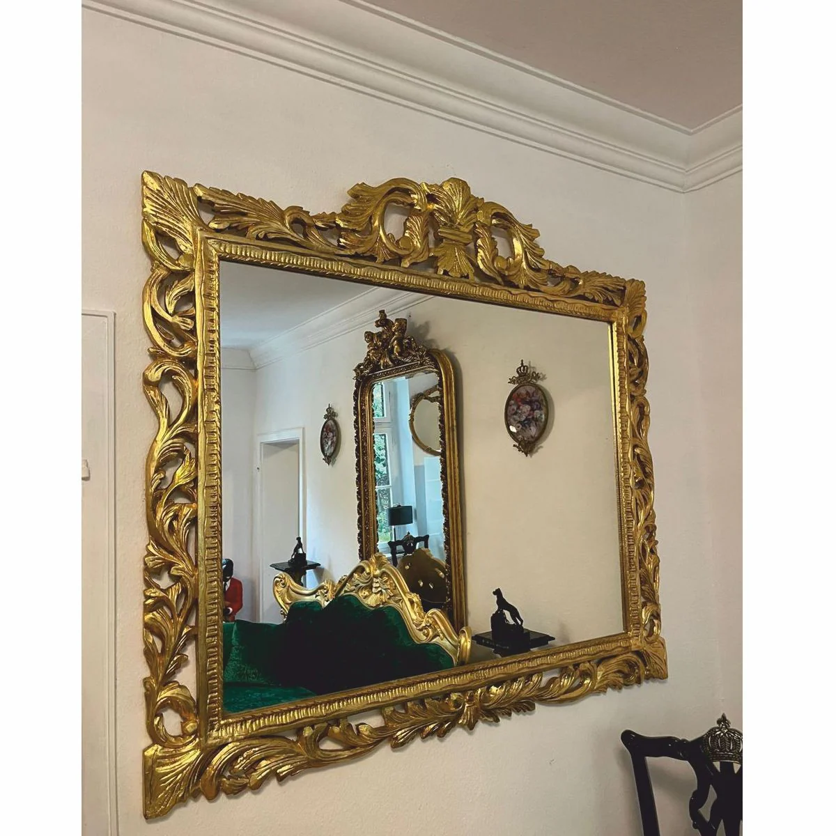 Casa Padrino espejo barroco oro 153 x A. 140 cm - Interior de estilo barroco