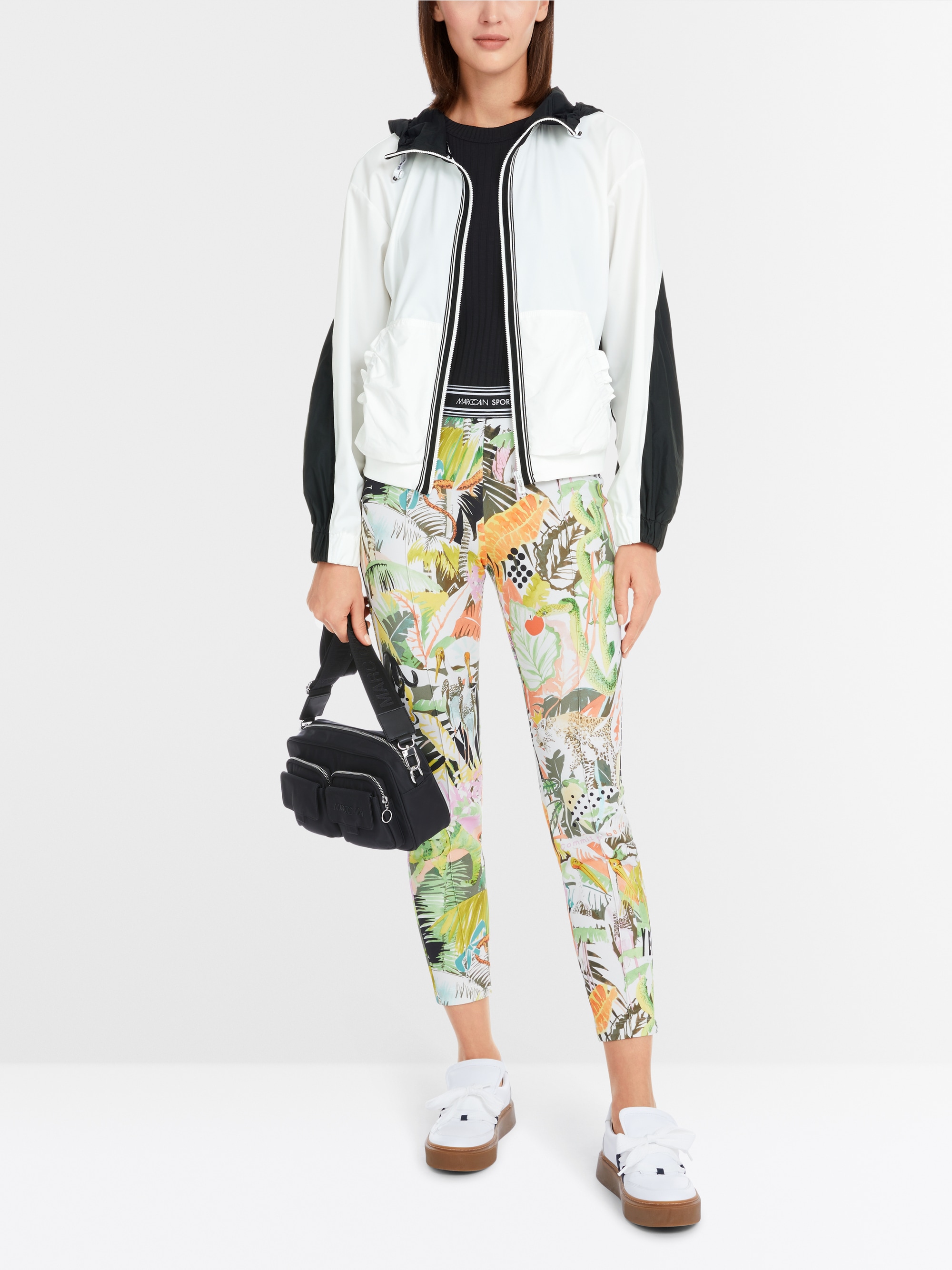 Marc-Cain Sporty jacket with hood and zip