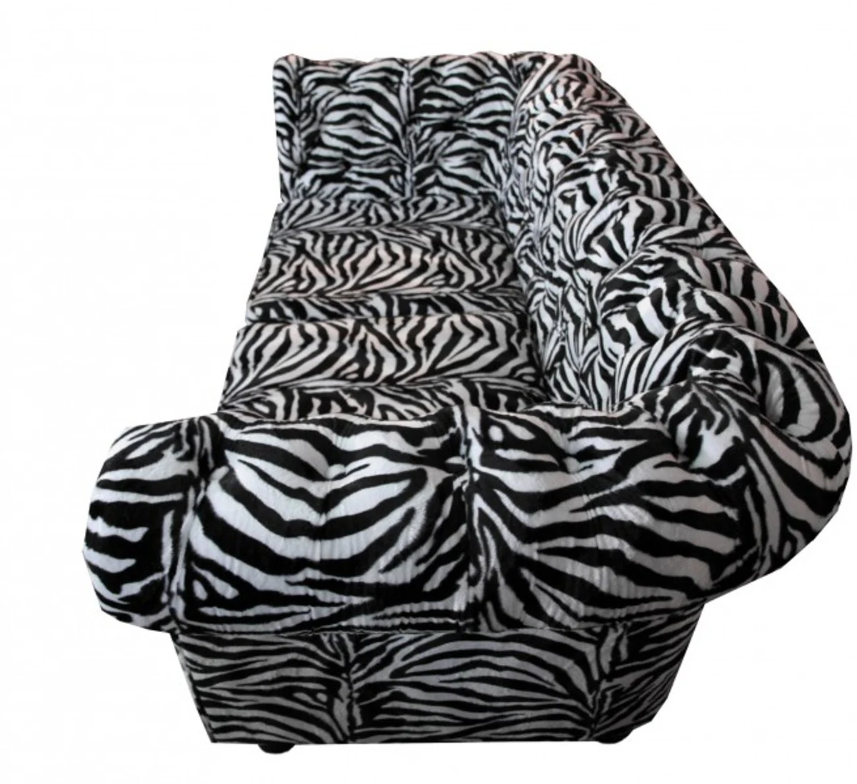 Casa Padrino sof¨¢ Chesterfield de dise?o zebra - Muebles de sal¨®n de dise?o
