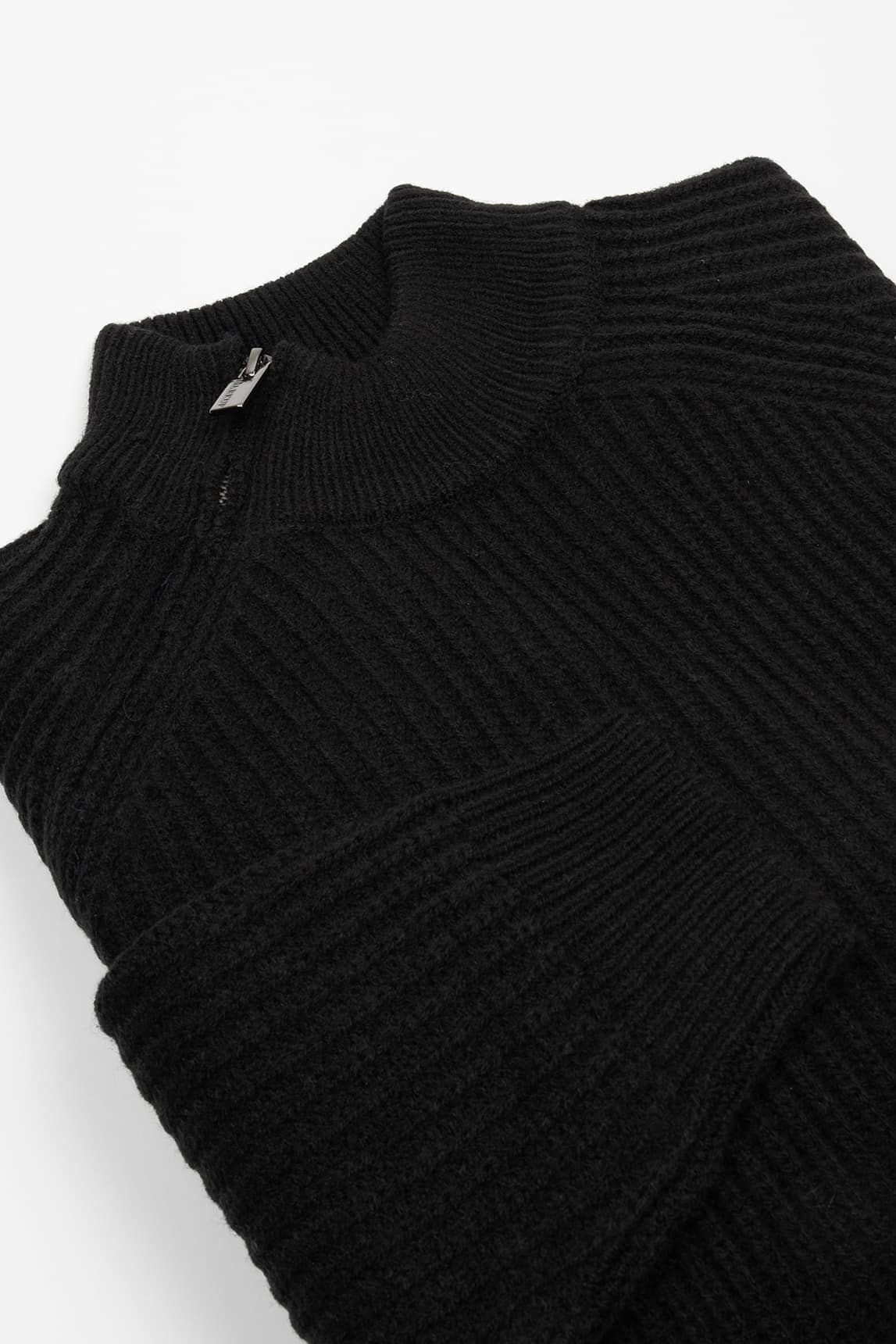 Rivera-spain Jersey Markup negro cuello chimenea