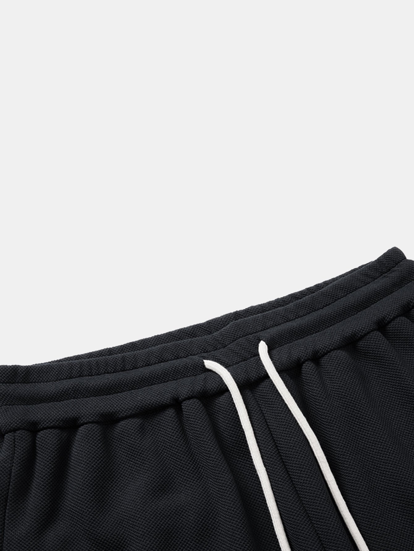 Heavy Weight Oversize T-Shirt &  Loose Fit Drawstring Waffle Shorts