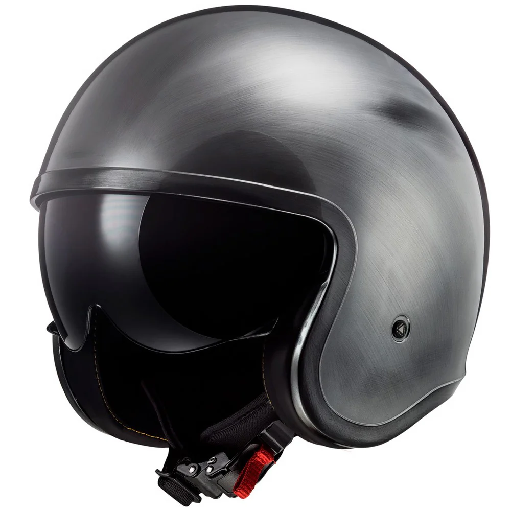 CASCO JET LS2 OF599 SPITFIRE JEANS - TITANIO