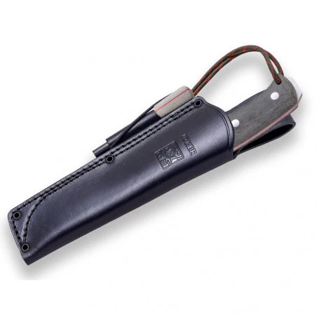 Joker Nomad Micarta Canvas con ferrocerio - Cuchillo de supervivencia y bushcraft