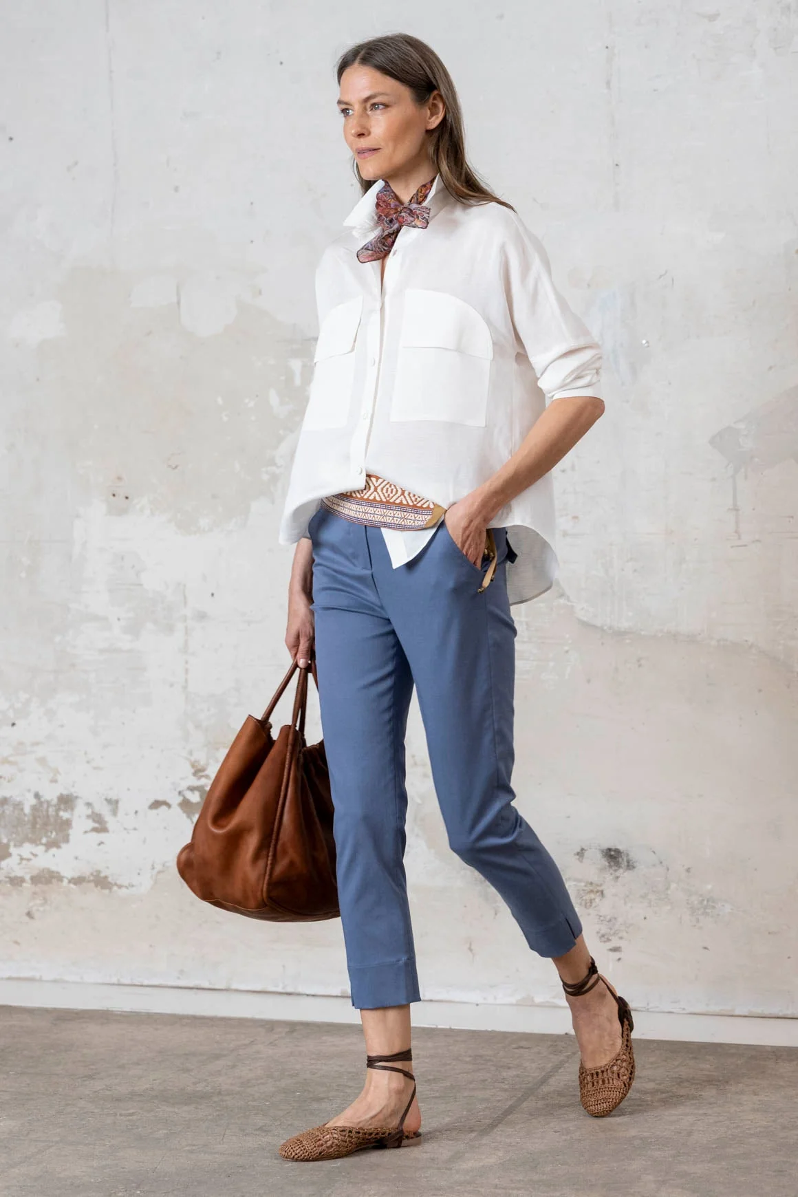 Rivera-spain Camisa Luserna blanco