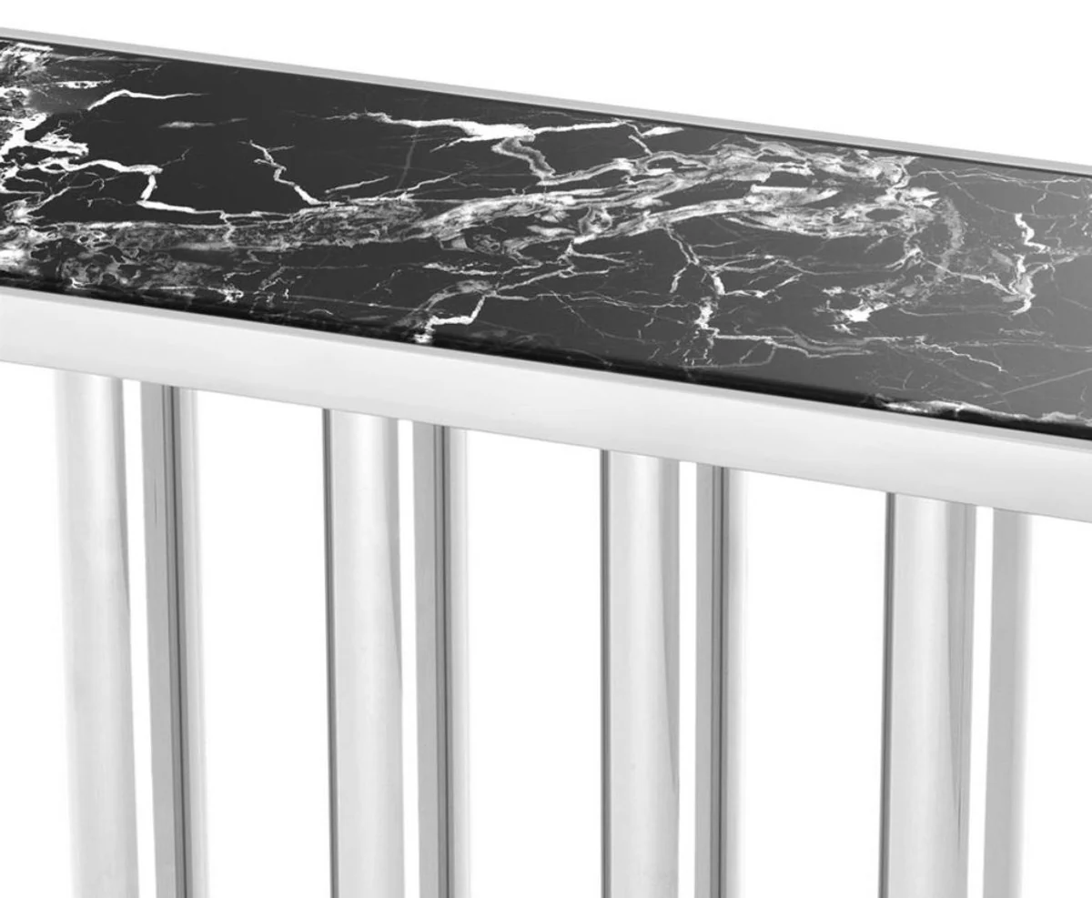 Casa Padrino consola de lujo plata 70 x 30 x H. 93 cm - muebles de hotel de dise?o