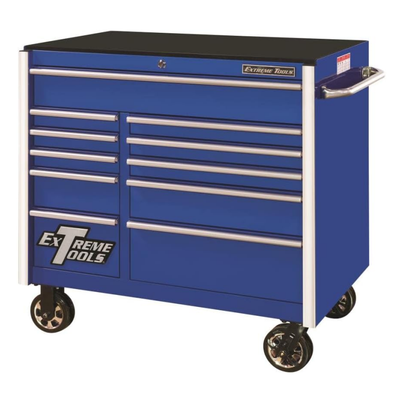 Extreme Tools 41In 11-Drawer Roller Cabinet Blue