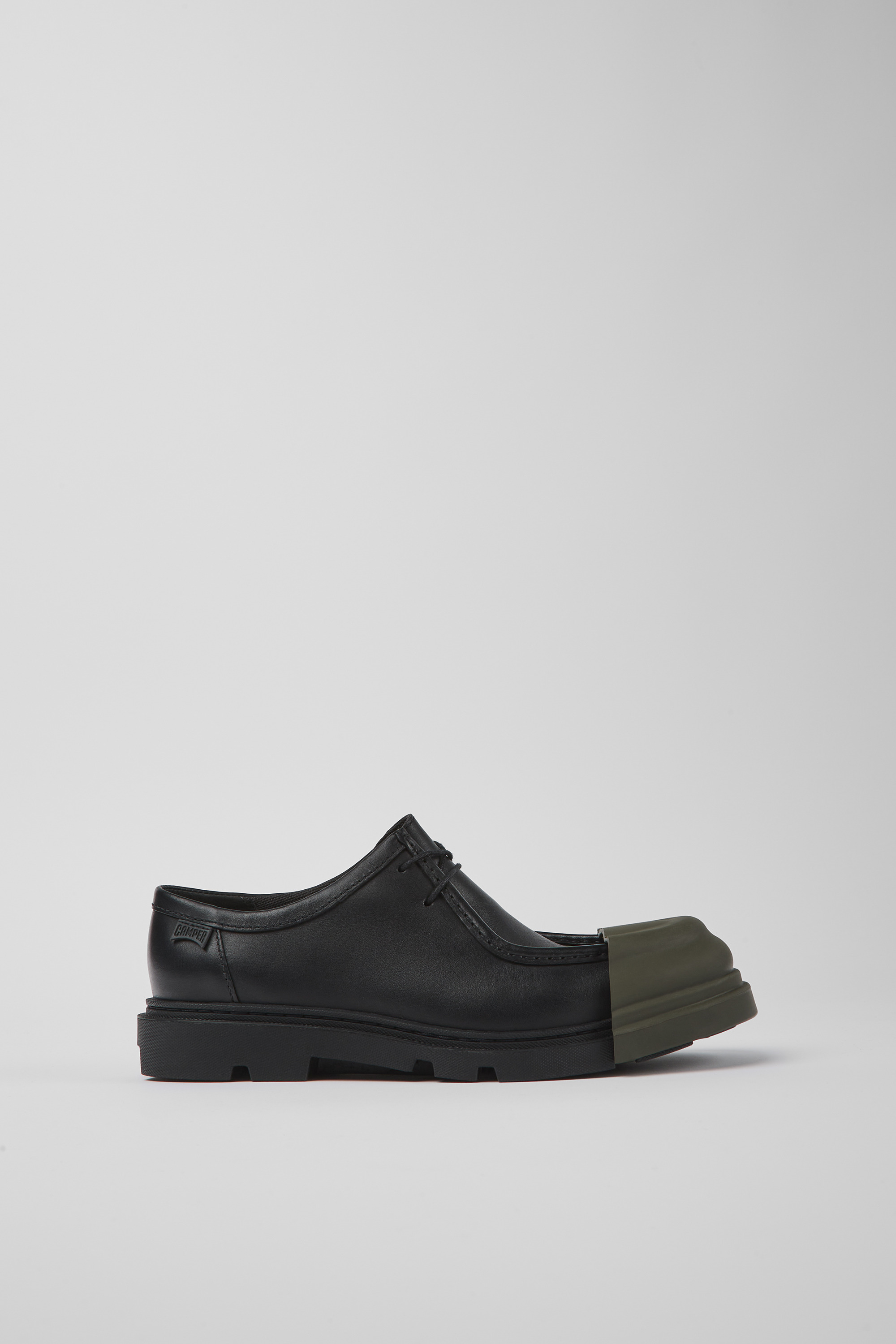 Junction - Black responsibly raised leather shoes for women