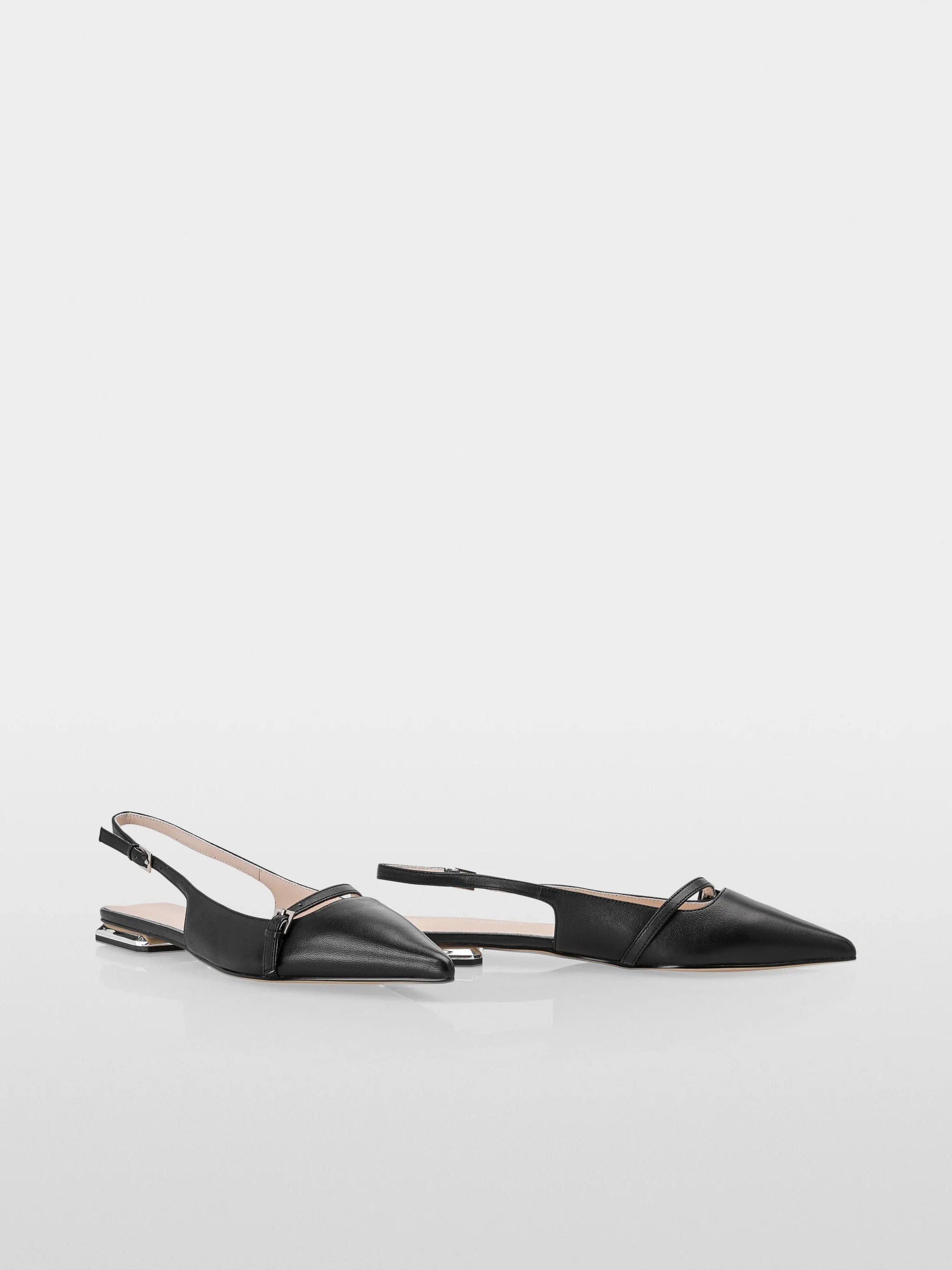 Marc-Cain Leather Ballerina in Slingback Style