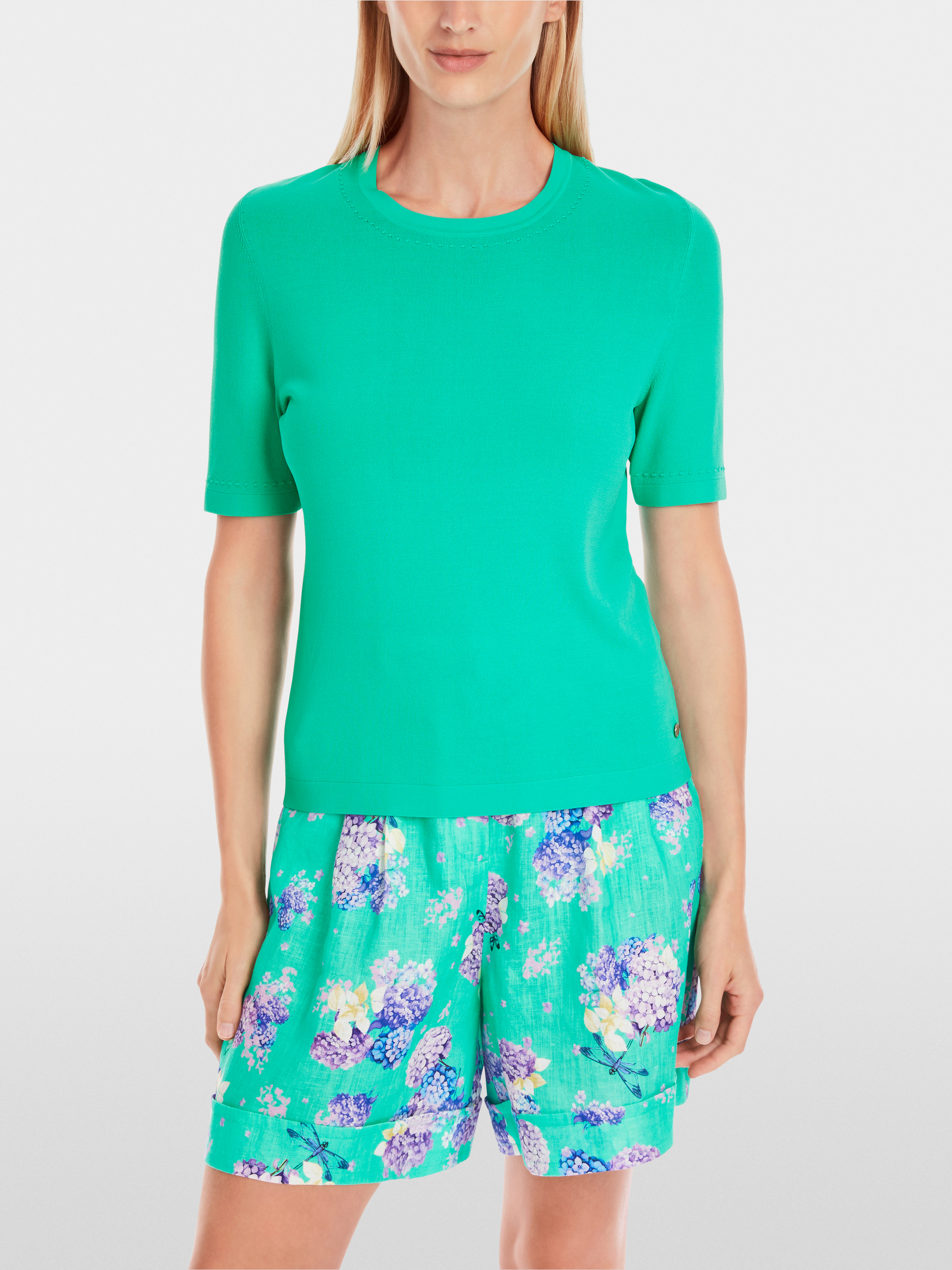 Marc-Cain Plain fine knit sweater