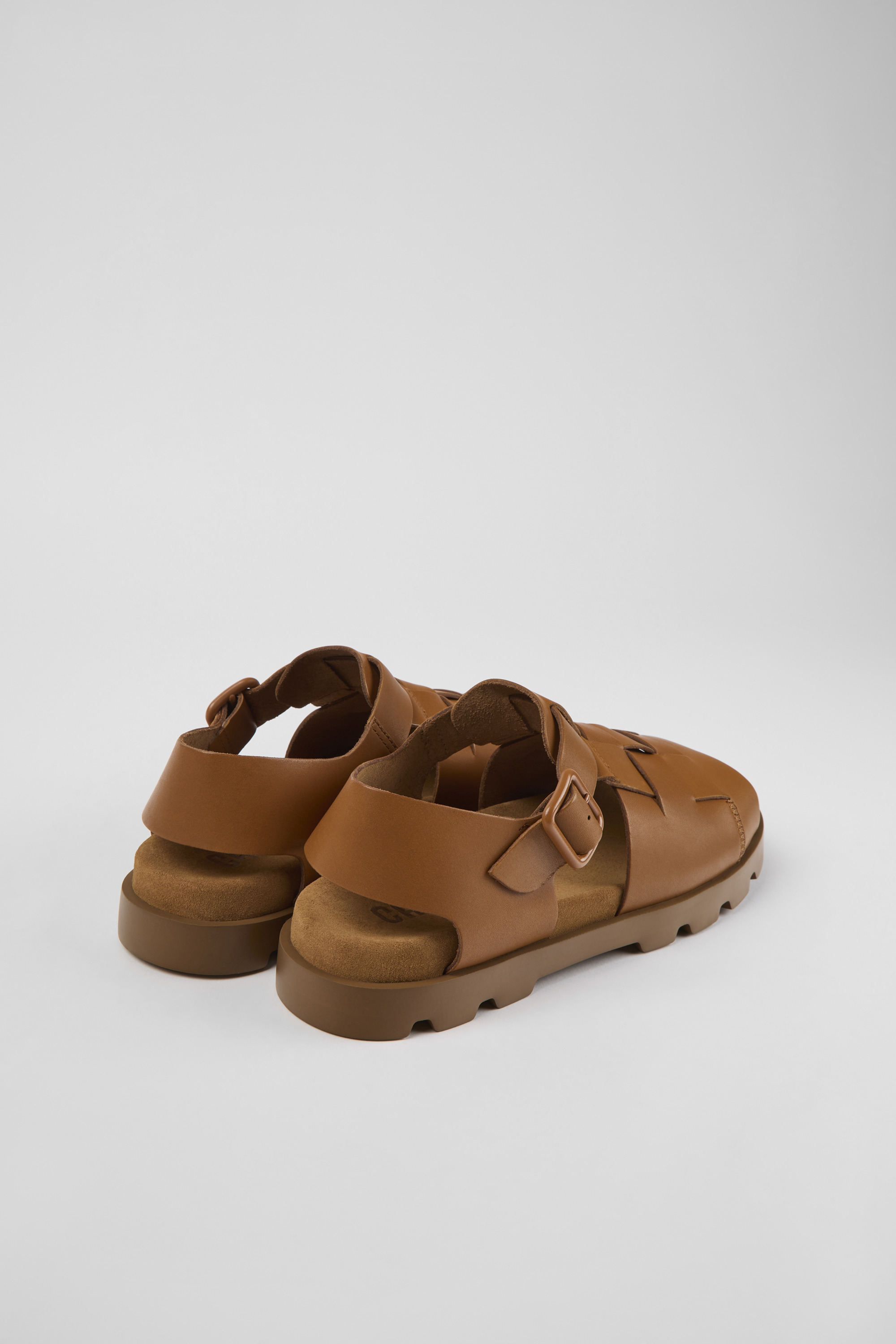 Brutus Sandal - Brown leather sandals for men