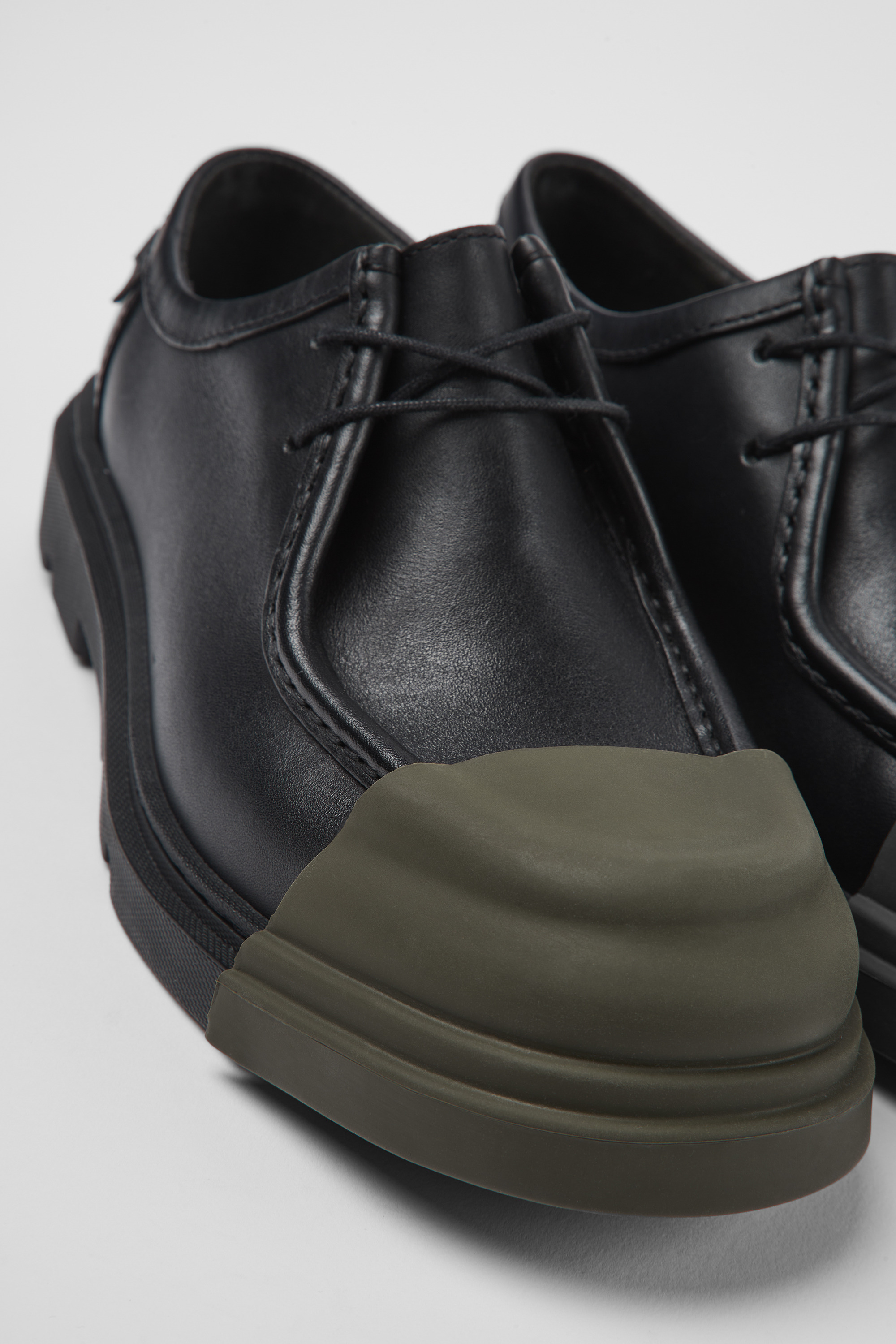 Junction - Black responsibly raised leather shoes for women