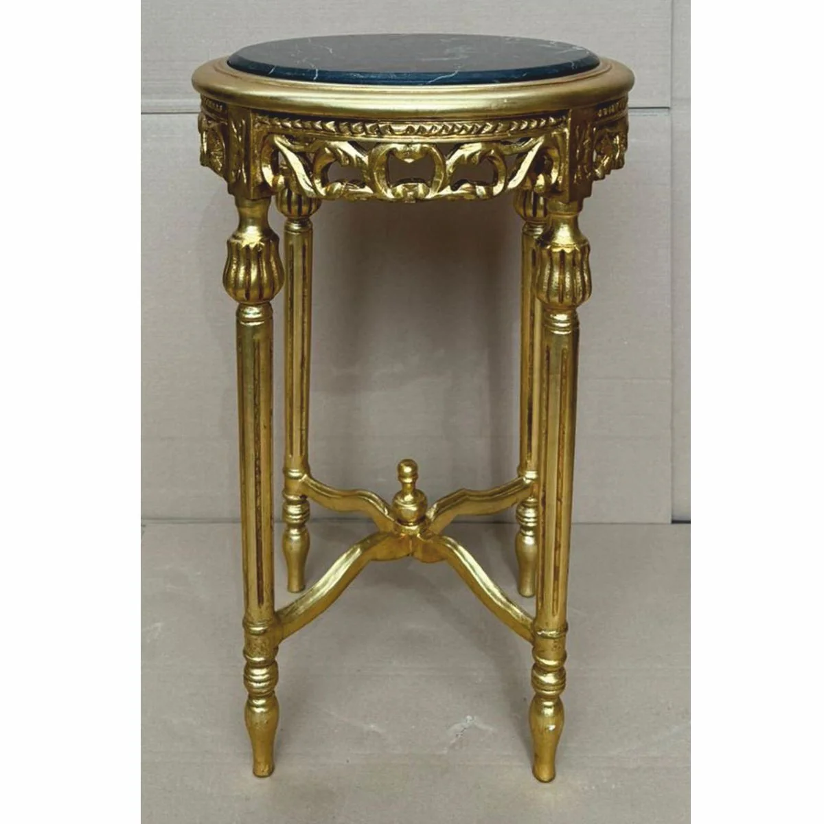 Casa Padrino mesa auxiliar barroco oro / negro ? 45 x A. 72 cm - Muebles barrocos