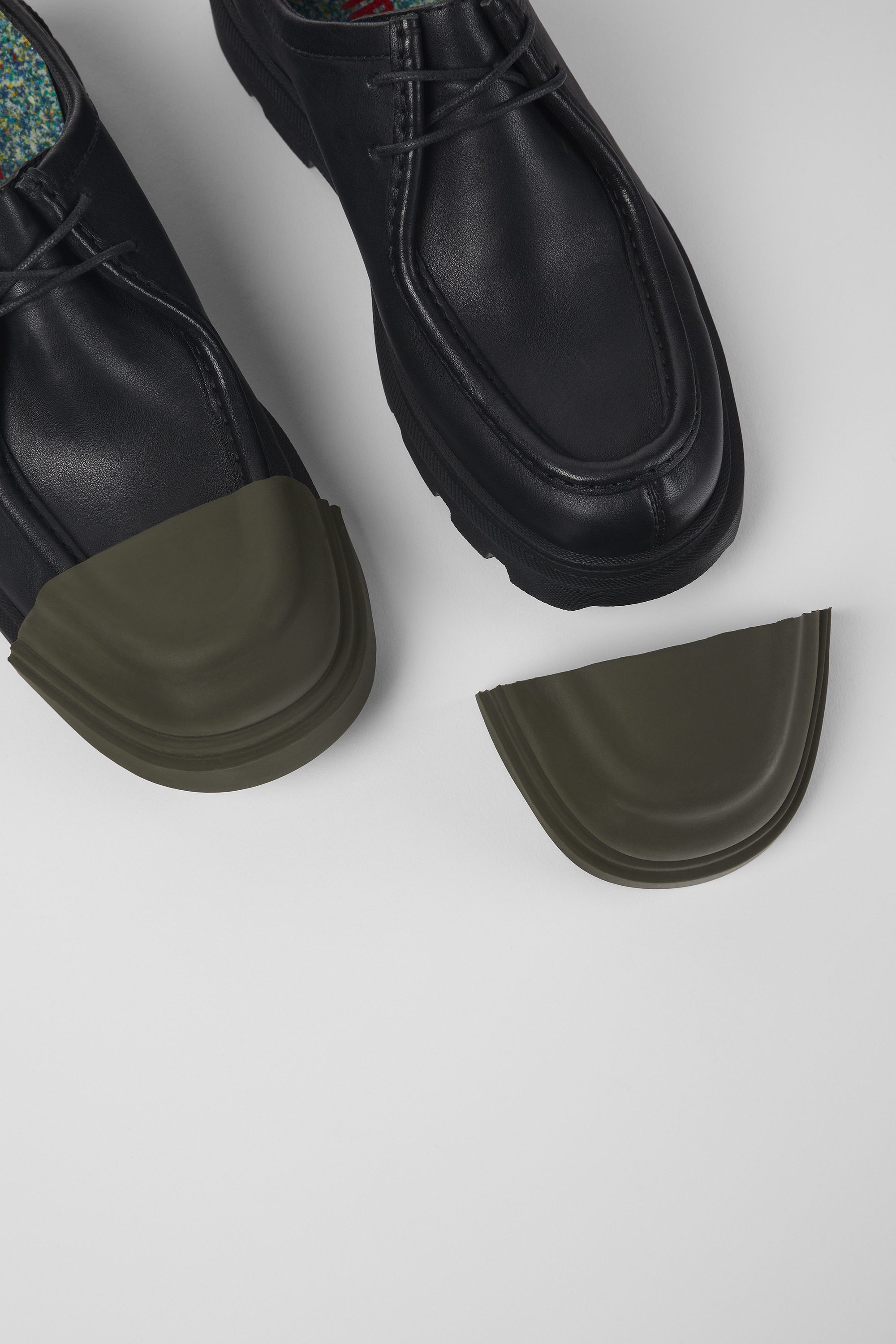 Junction - Black responsibly raised leather shoes for women