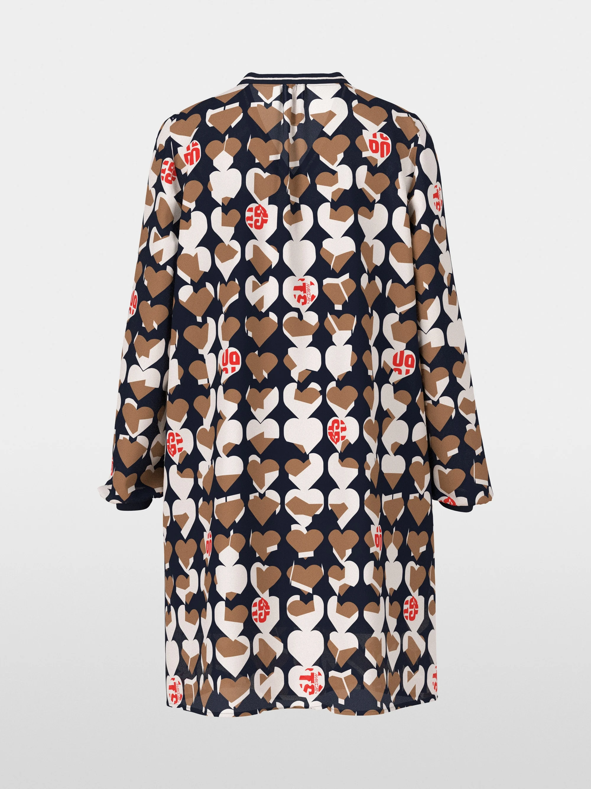 Marc-Cain Viscose dress with Heartbreaker motif