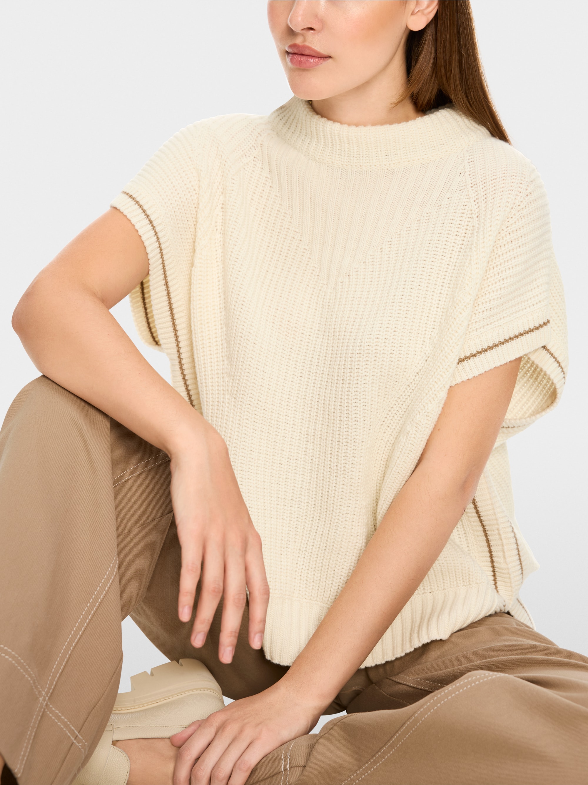 Marc-Cain Wide tank top – Knitted in Germany