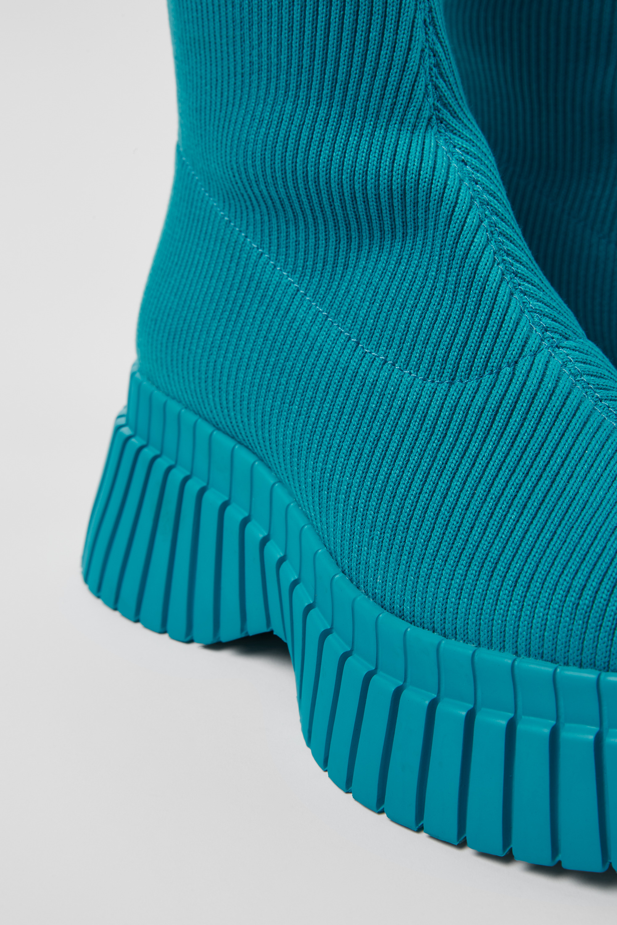 BCN TENCEL - Blue textile boots for women