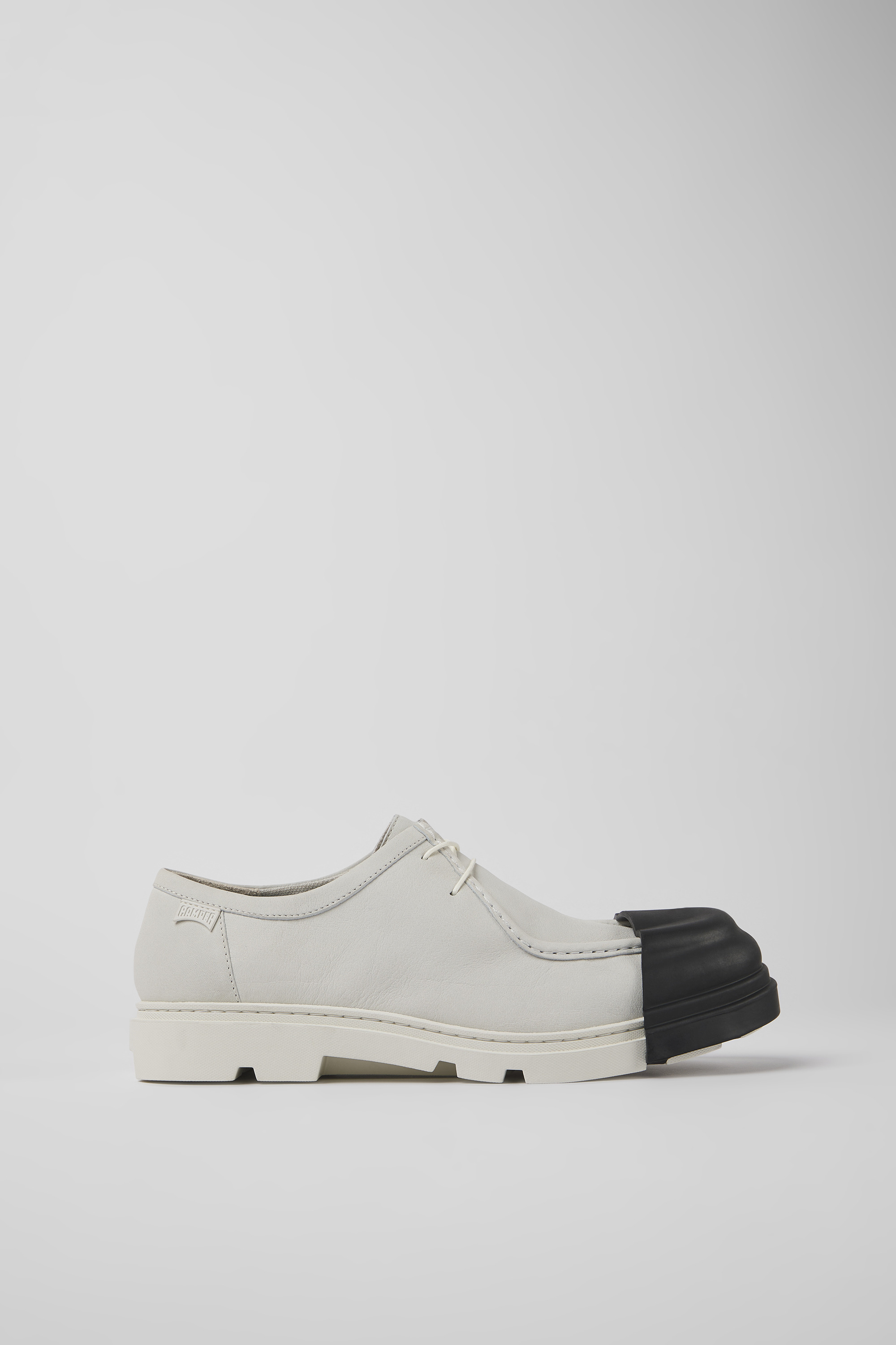 Junction - White non-dyed leather shoes for men