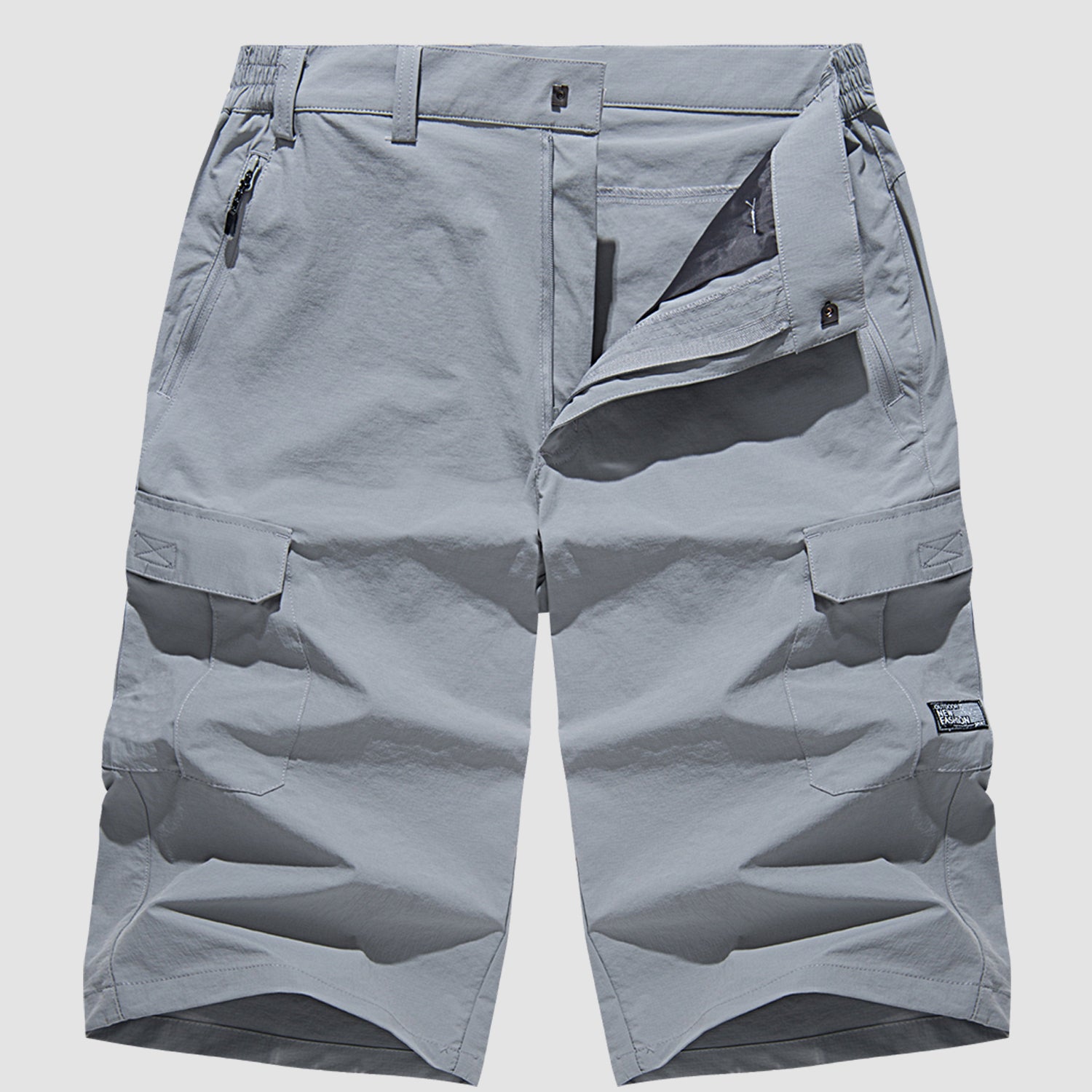 Men Knee Length Shorts Lightweight Thin Quick Dry Cargo Shorts