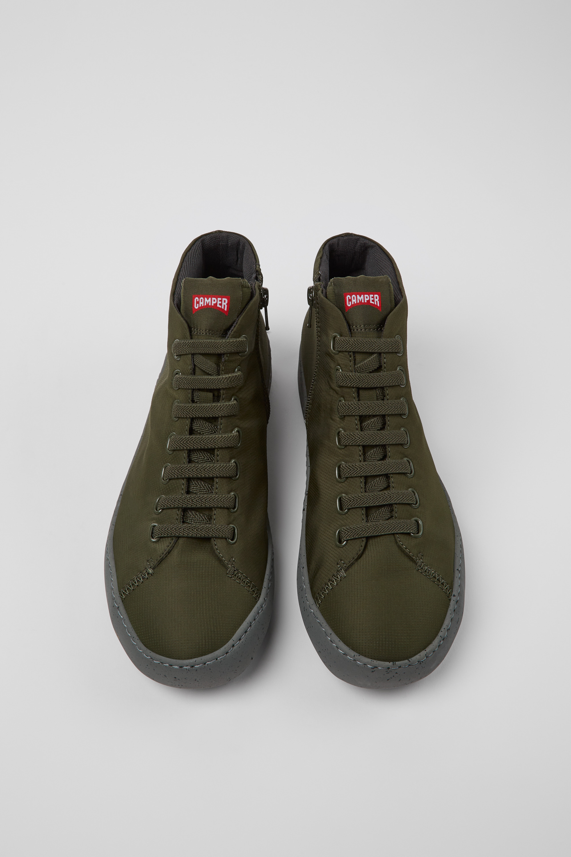 Peu Touring - Green recycled PET sneakers for men