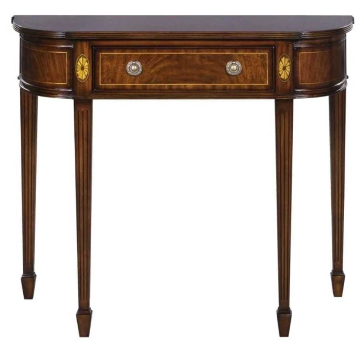 Casa Padrino consola de caoba Art Nouveau marrón 91 x 40 x H. 78 cm - Calidad de Lujo