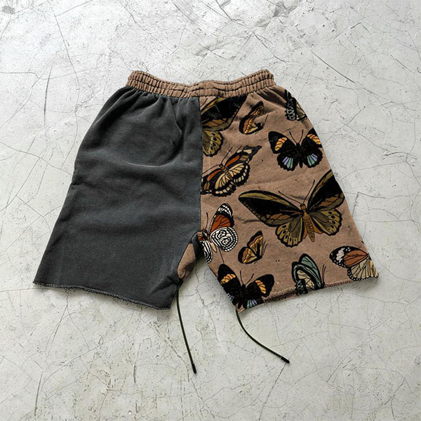 Men's Butterfly Patch Print Shorts