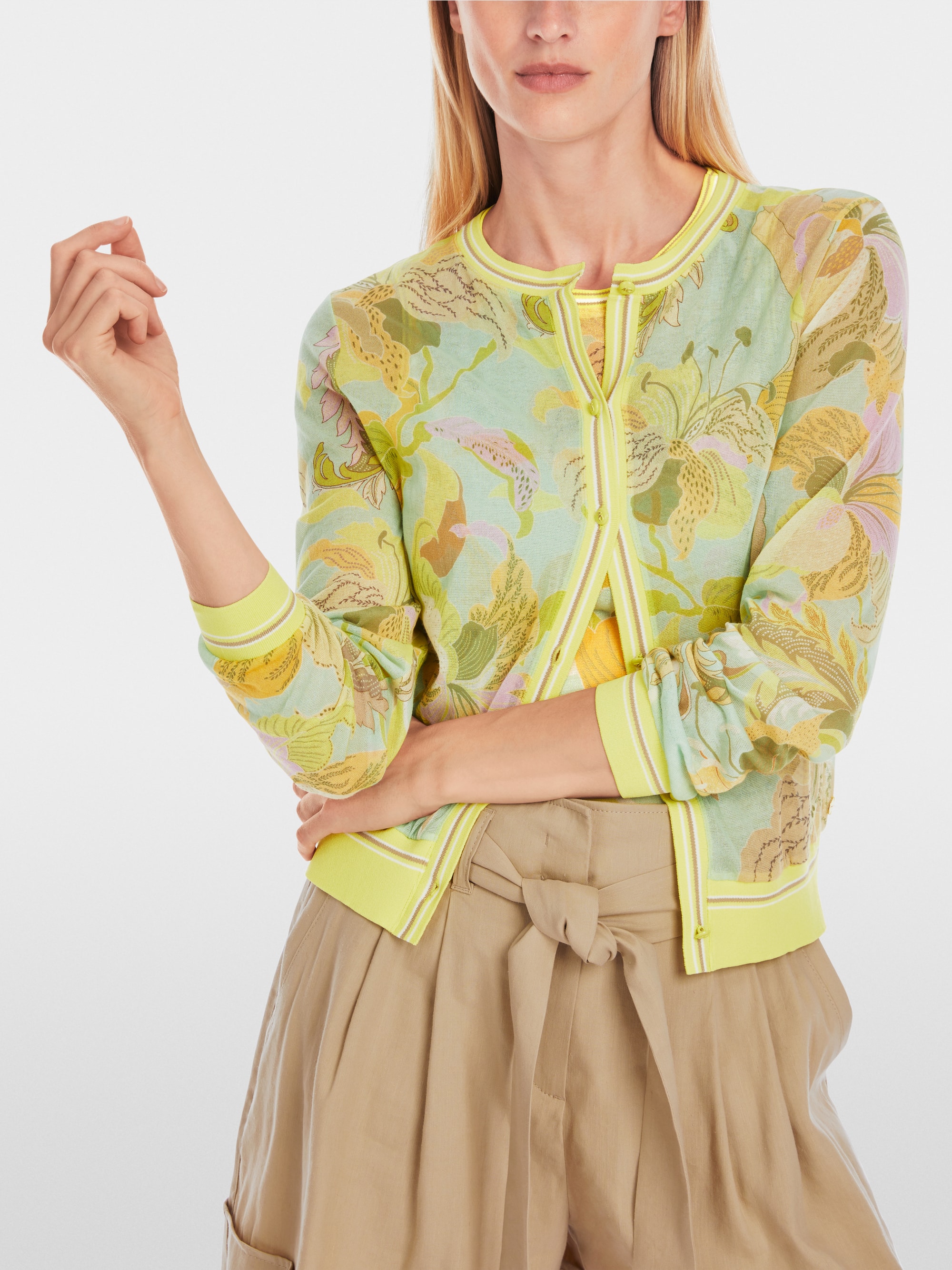 Marc-Cain Print cardigan - Knitted in Germany