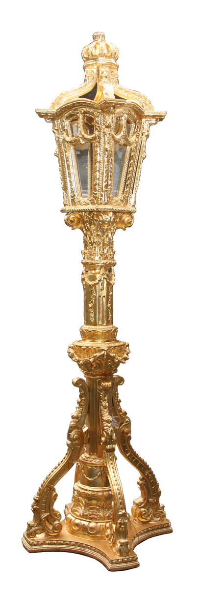 Pomp??s by Casa Padrino baroque lantern / floor lamp gold - Pomp??s baroque lantern designed by Harald Gl??ckler