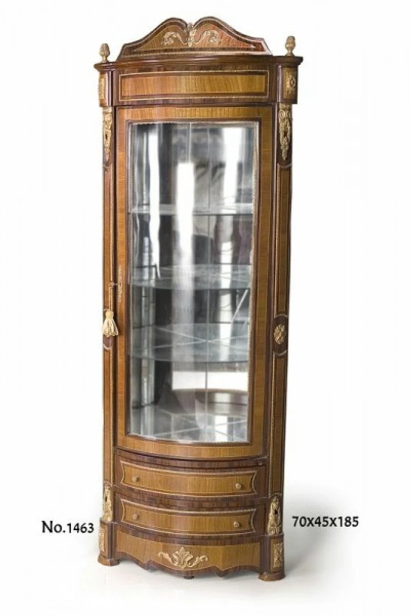 Casa Padrino baroque display cabinet 70 x 45 x H. 185 cm - baroque living room cabinet