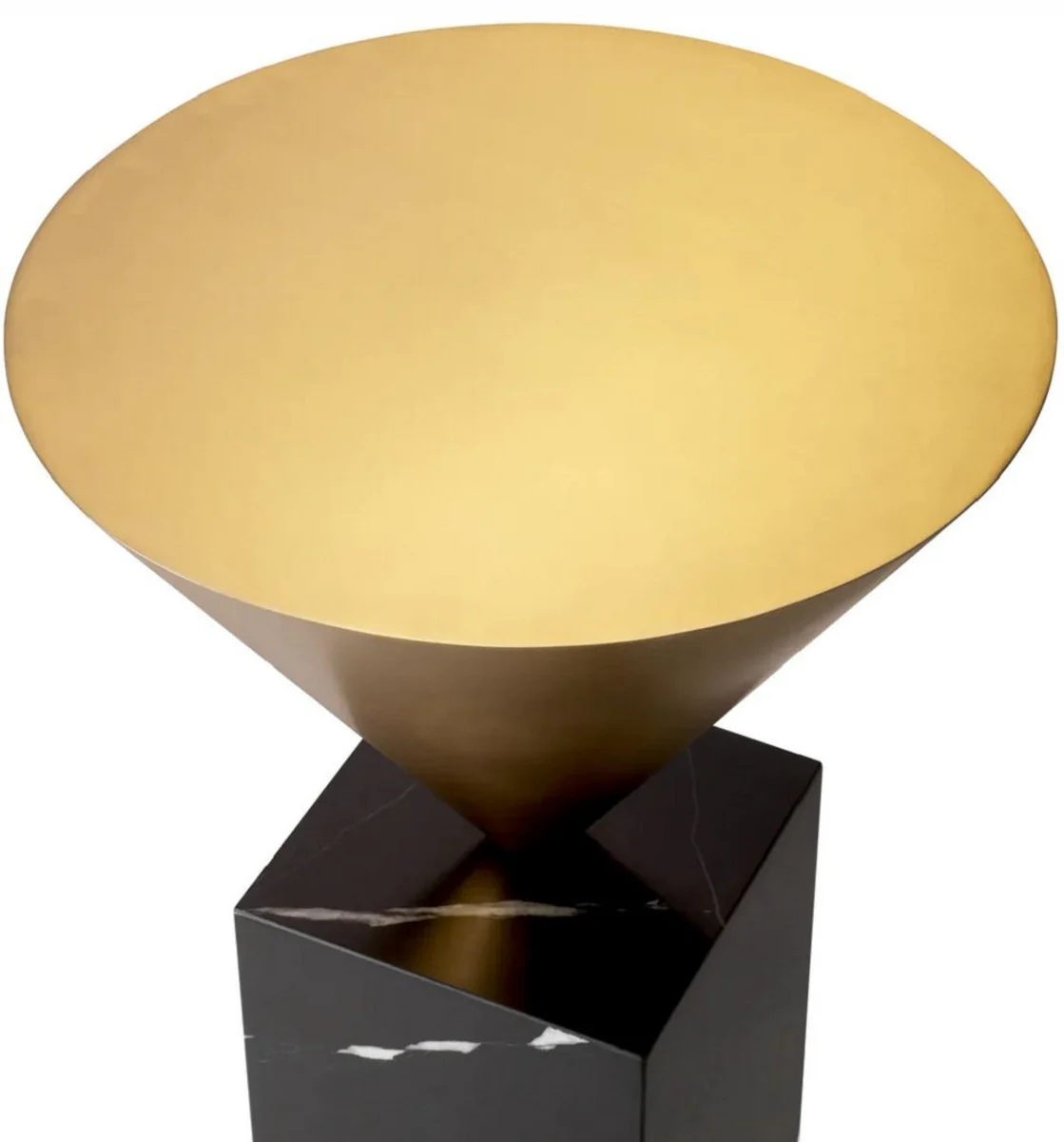 Casa Padrino mesa auxiliar de lujo lat¨®n / negro ? 42 x A. 61 cm