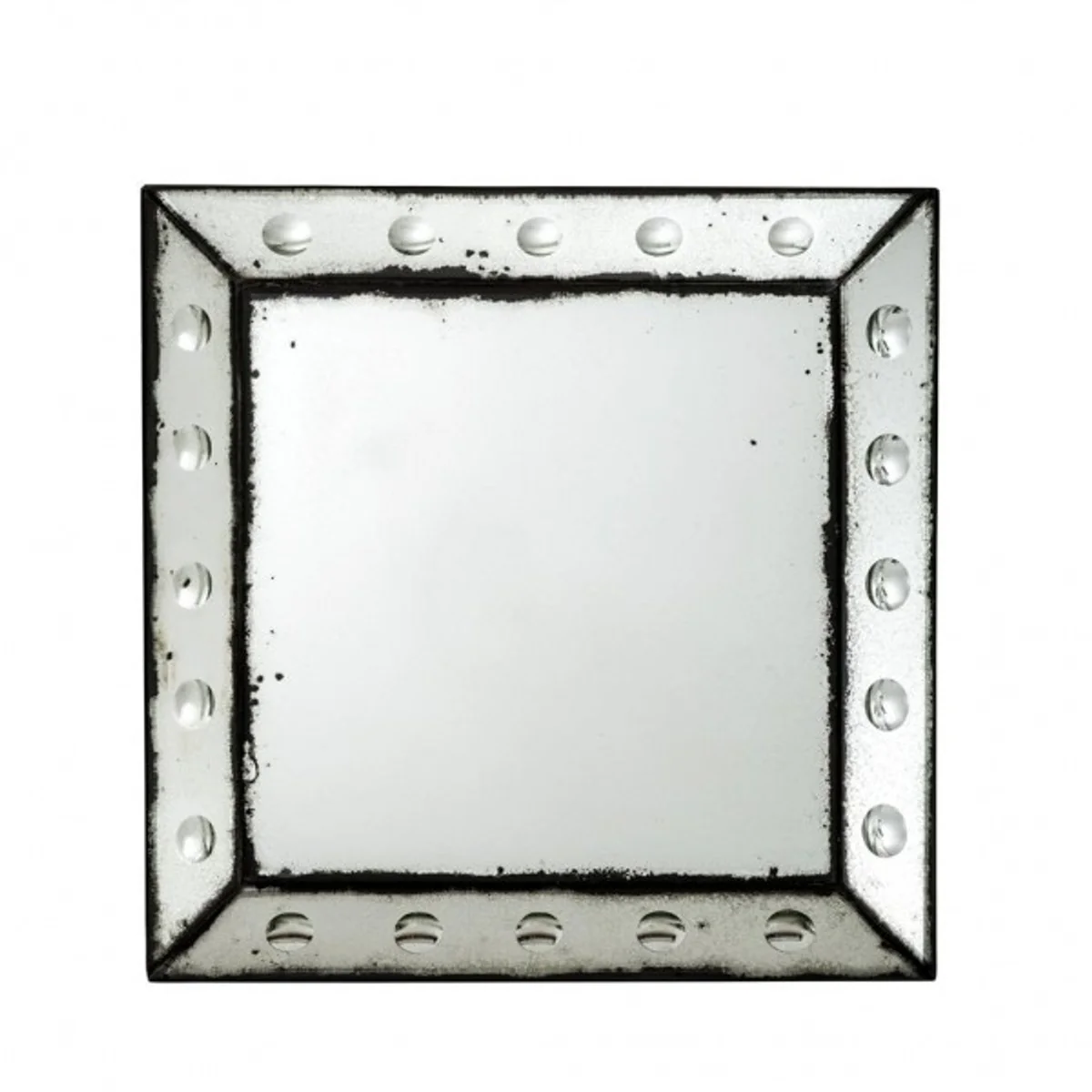 Casa Padrino vintage wall mirror antique style glass 40 x 40 cm - Hotel & Restaurant Facility Art Deco