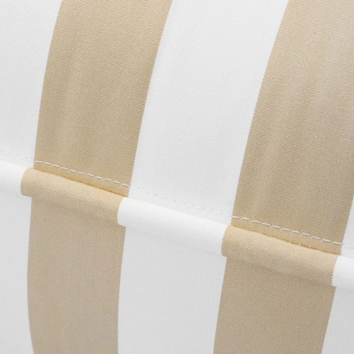 Casa Padrino puf para exterior de lujo blanco / beige 118 cm - Coj¨ªn para asiento de jard¨ªn